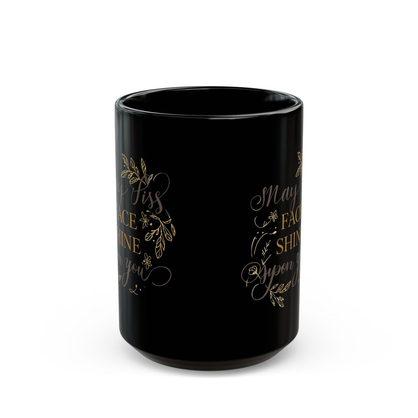May His Face Shine Upon You Mug | Black 11oz 15oz