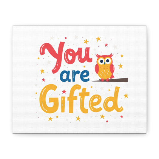 You Are Gifted Owl | Canvas