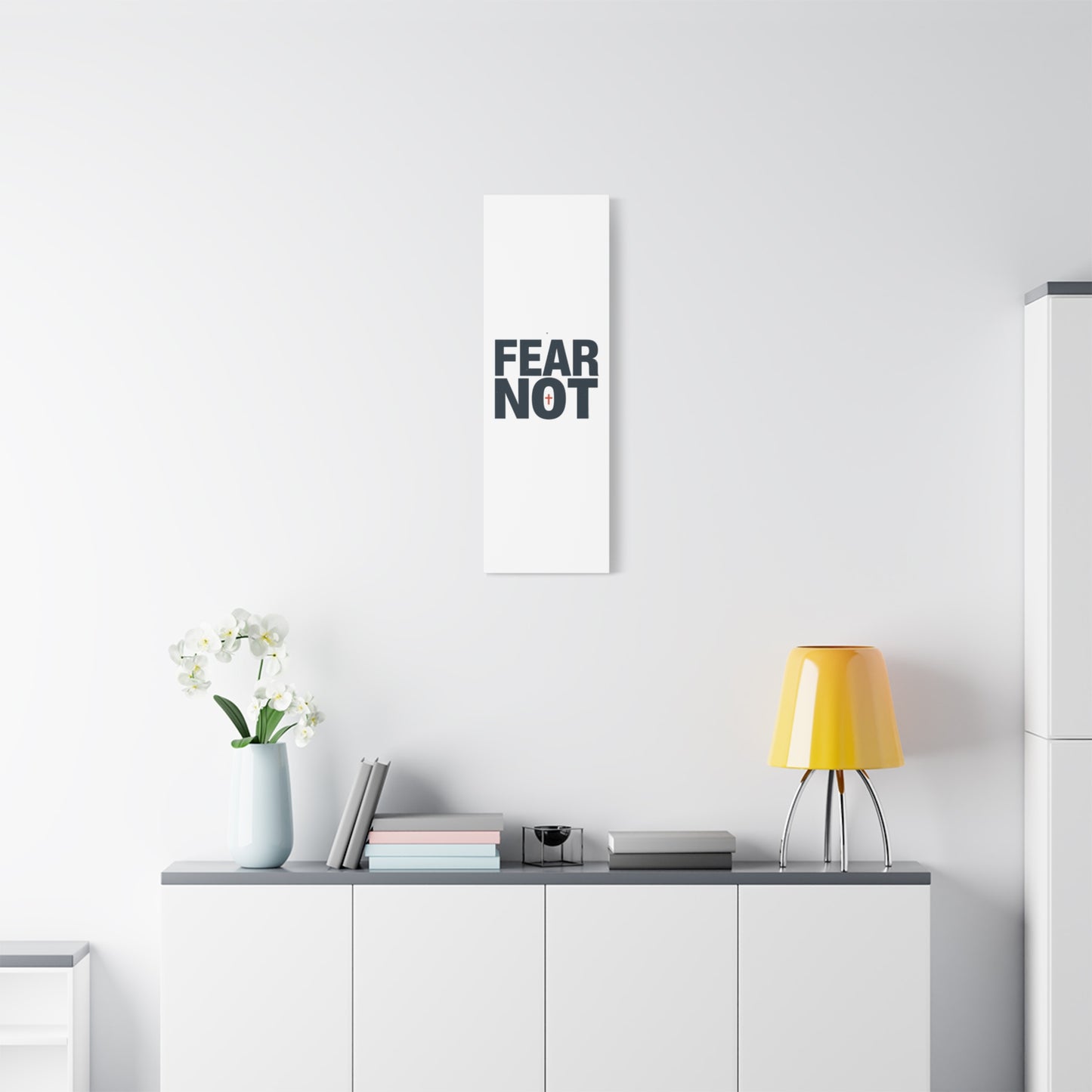 Fear Not canvas | Christian wall art, stretched matte gallery wrap
