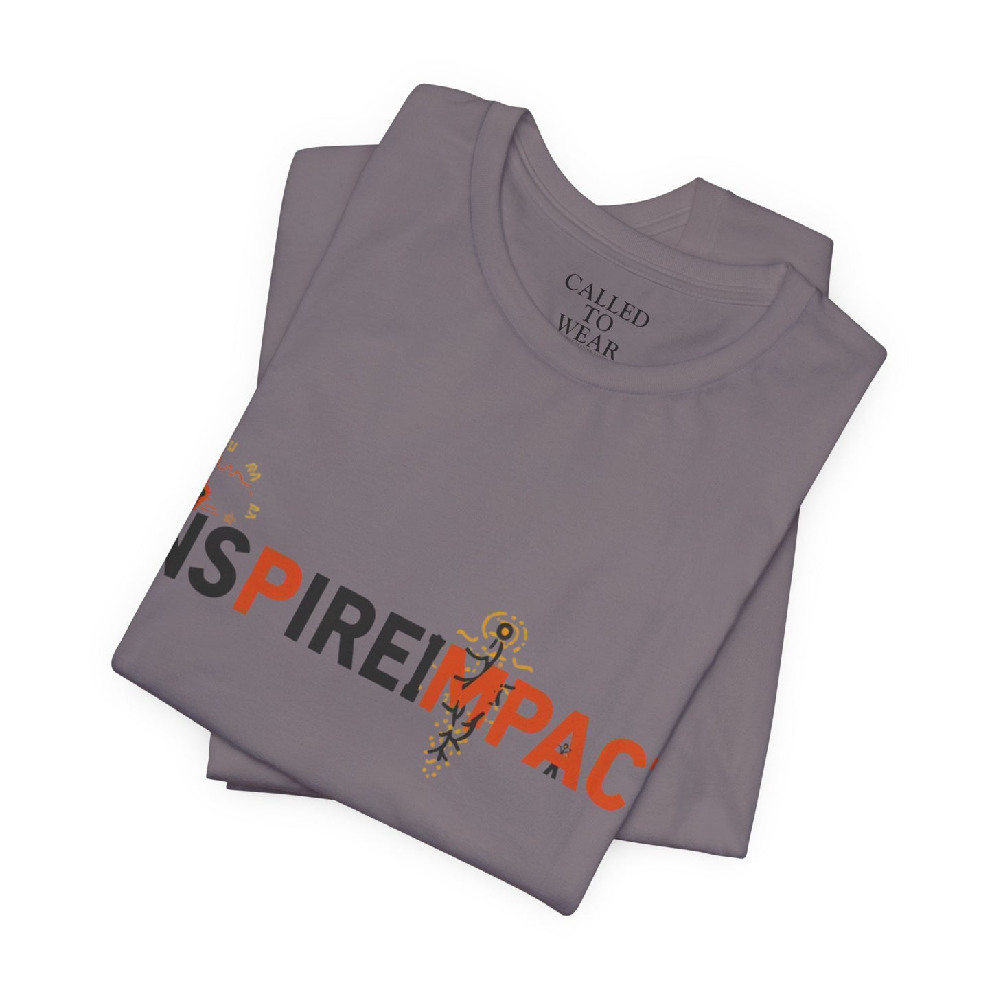 Inspire Impact graphic Tee | Inspirational typography t-shirt