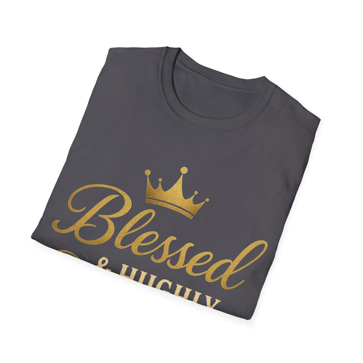 Blessed & Highly Favored Unisex T-Shirt, Faith-Based Apparel, Inspirational Gift, Christian Tee, Casual Faith Wear