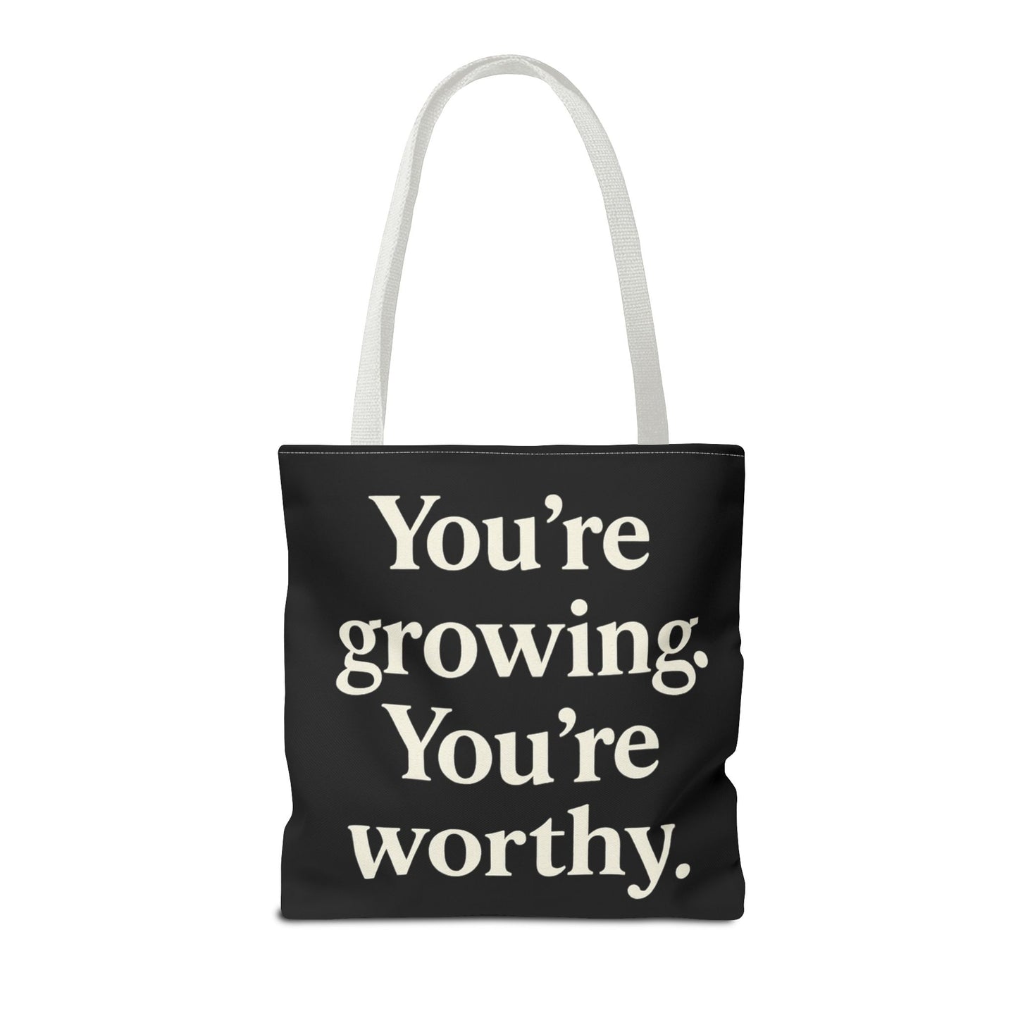 Empowering Affirmation Tote Bag 'You Are Enough' Inspirational Everyday Tote