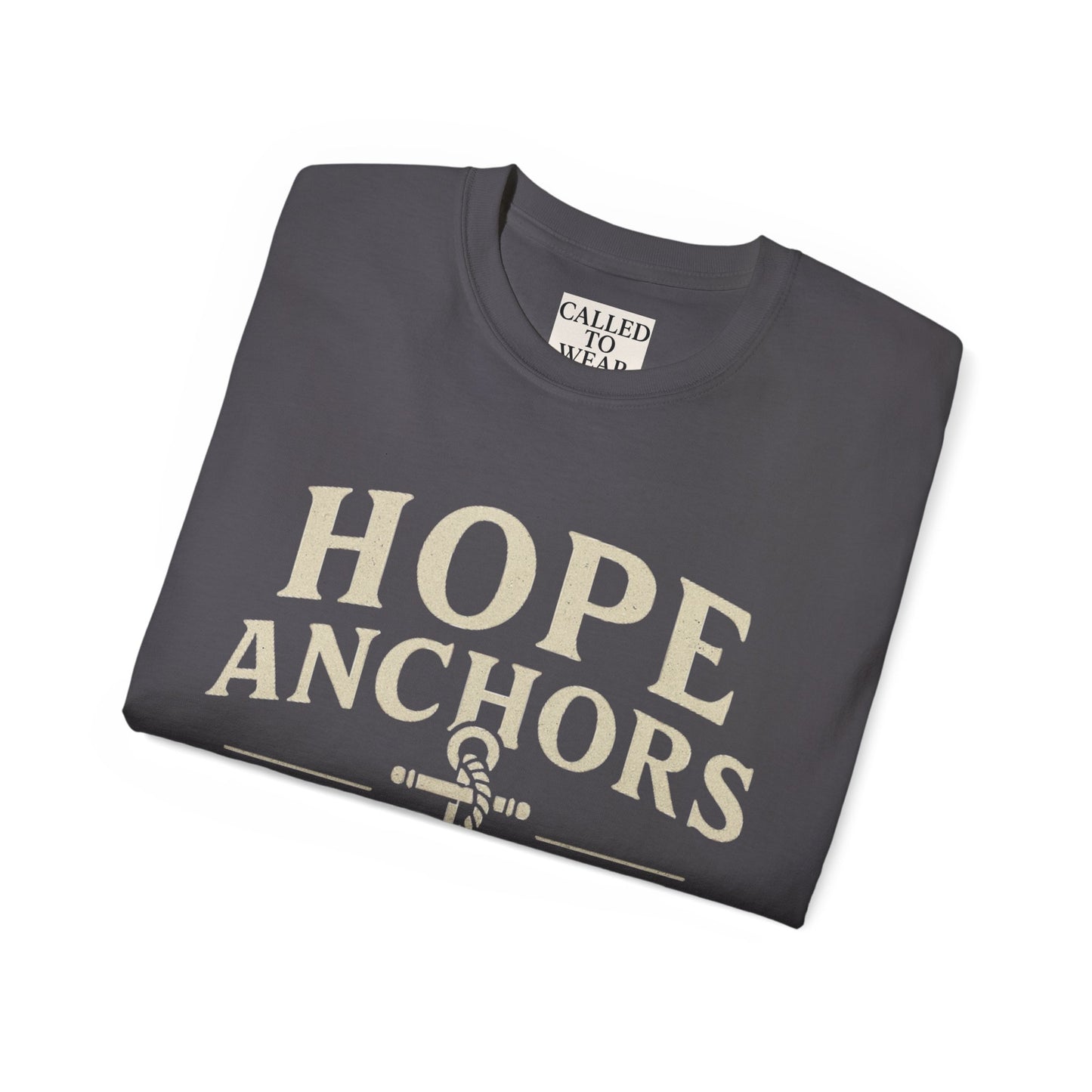 Hope Anchors the Soul Unisex Tee - Inspirational T-Shirt