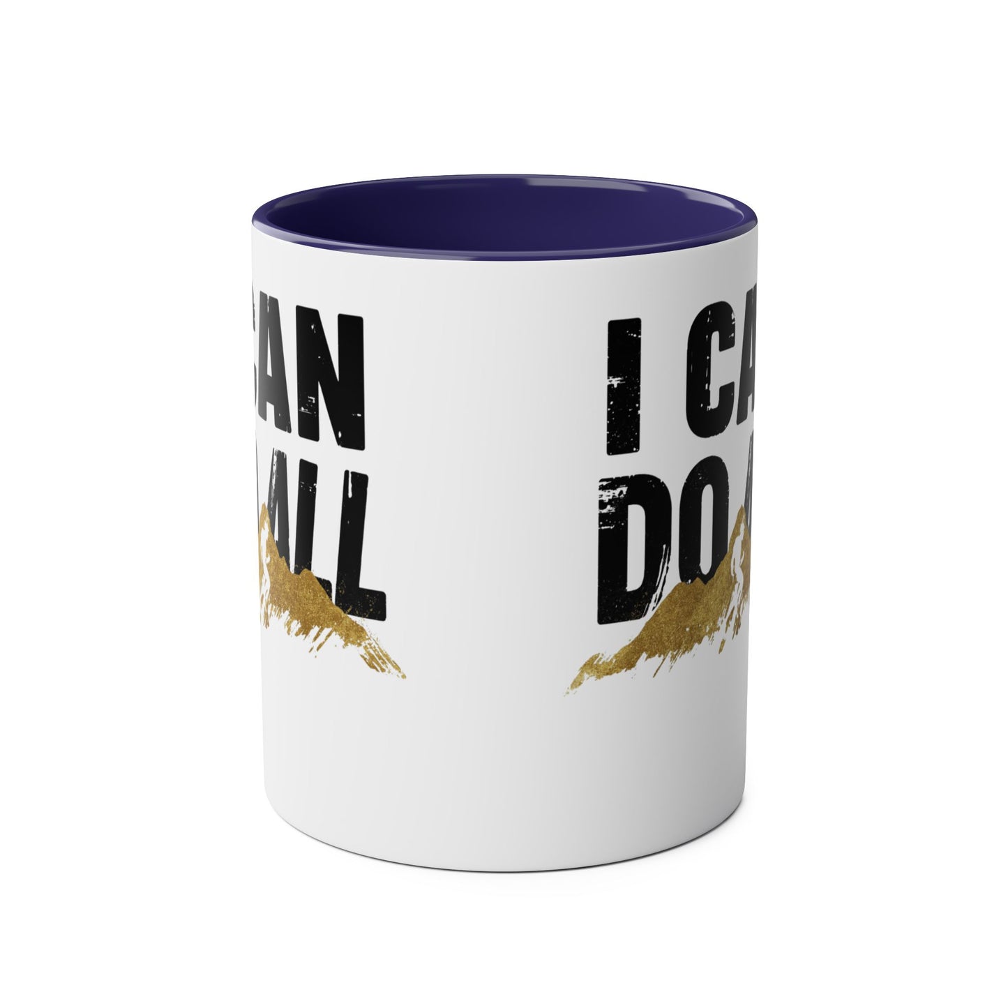I Can Do All Mountains mug | Coffee Mug, Red Interior