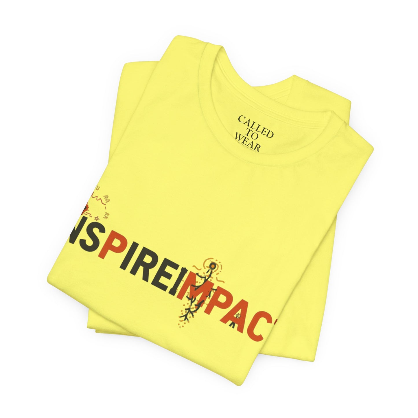 Inspire Impact graphic Tee | Inspirational typography t-shirt