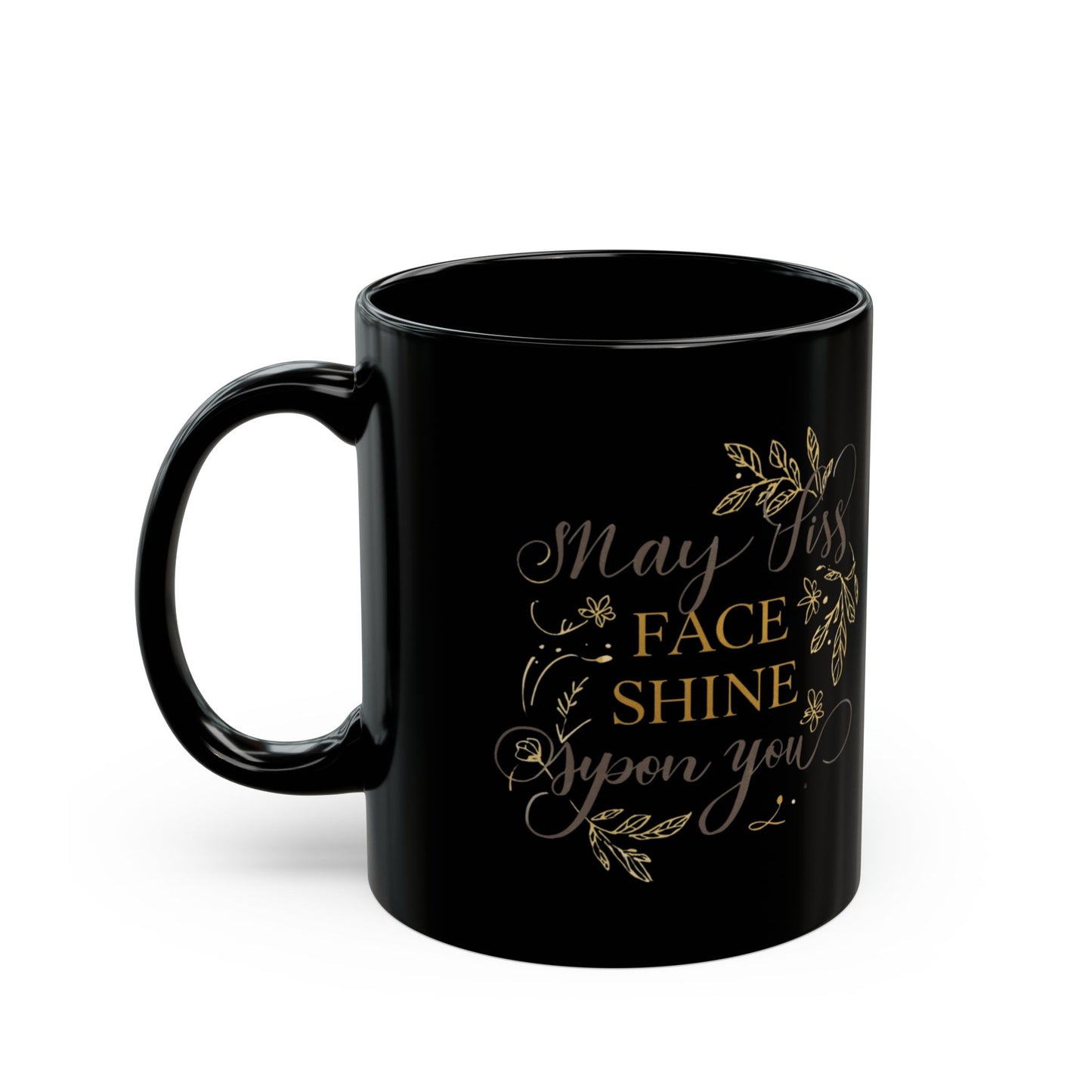 May His Face Shine Upon You Mug | Black 11oz 15oz