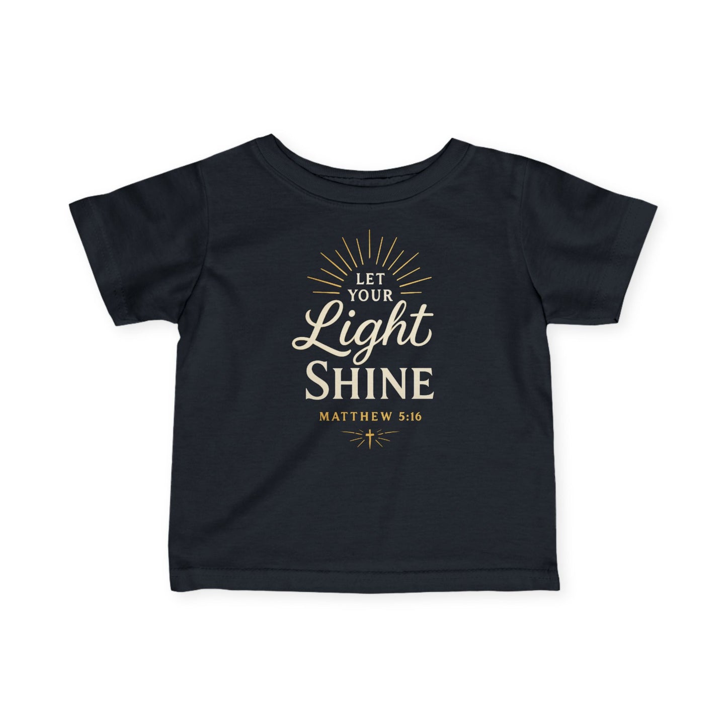 Christian Infant Tee - Let Your Light Shine, Baby Clothes, Cute Gift