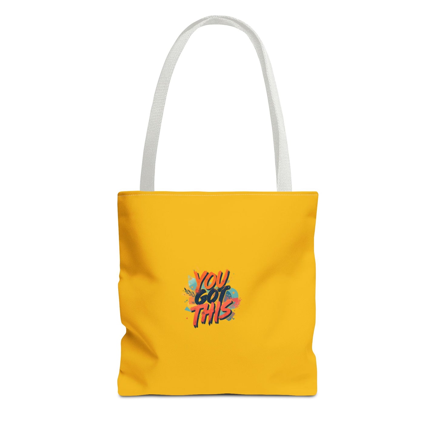 You Got This motivational graphic Tote Bag | positive quote, yellow background