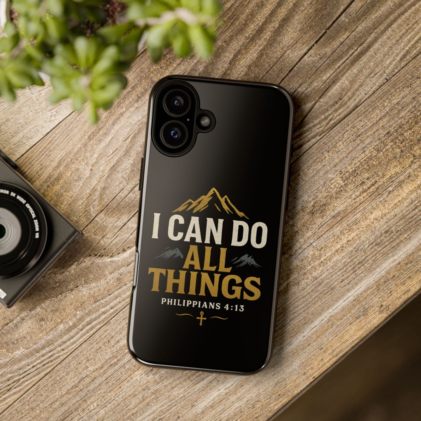 I Can Do All Things Phone Case, Inspirational Phone Cover, Christian Gift, Motivational Tech Accessory, Bible Verse Case, Tough Cases