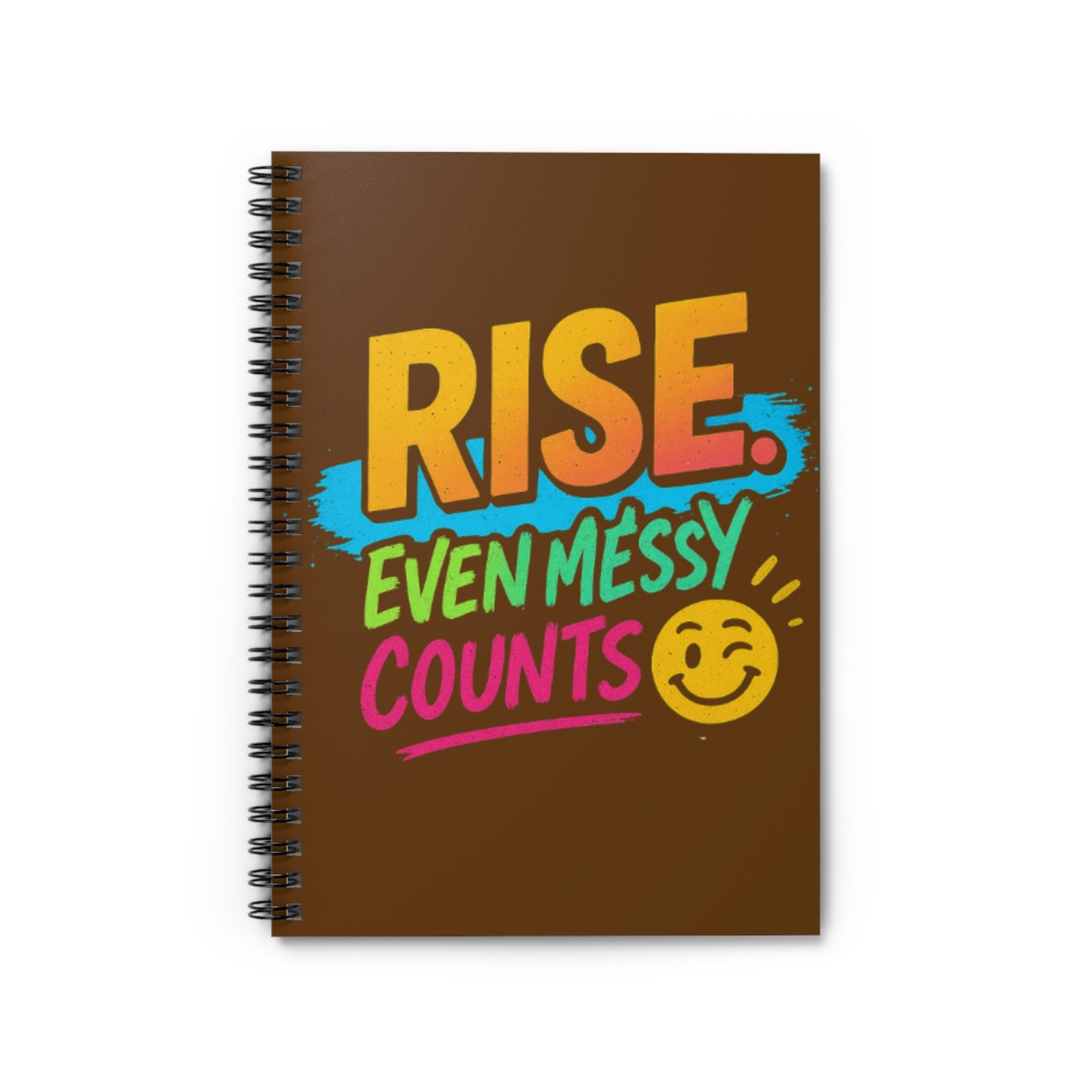 Inspirational Notebook - Ruled Line Vibrant Colors and Uplifting Message