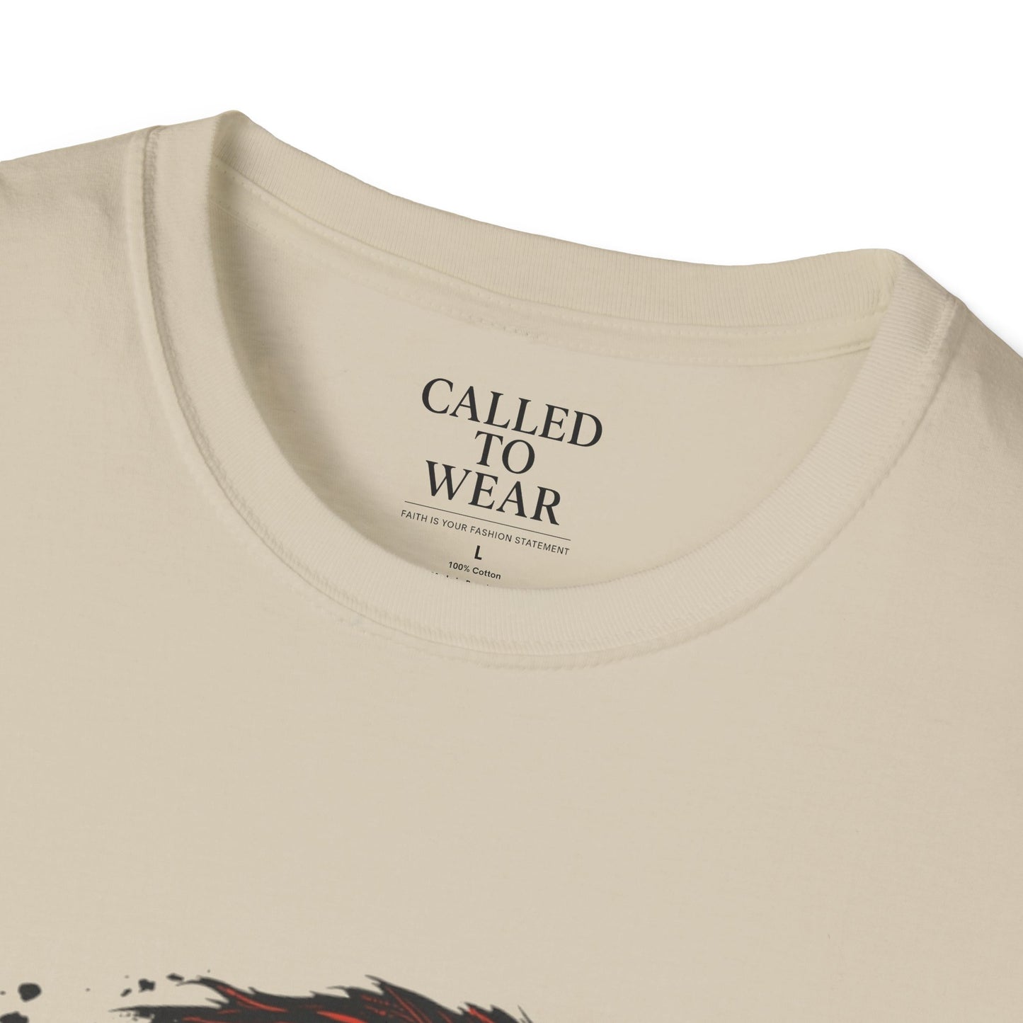 Be Bold in Christ Wolf Graphic T-Shirt | Faith Statement Tee