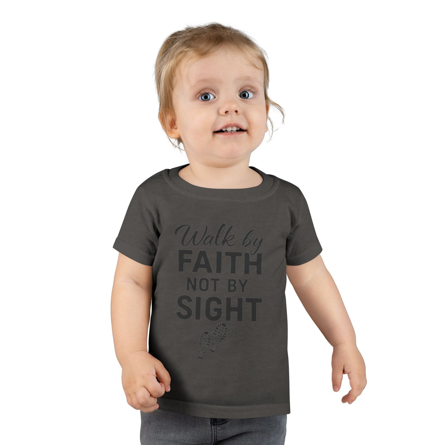 Toddler Faith T-Shirt - Inspirational Christian Gift for Kids, Birthday, Everyday Wear, Motivational Tee