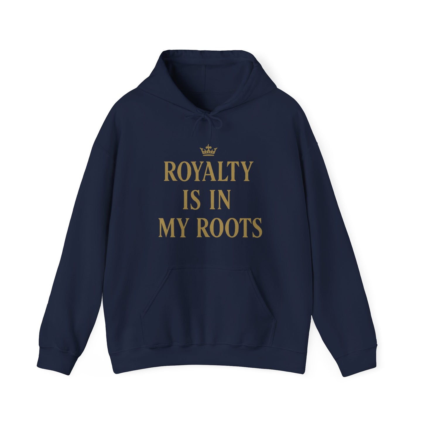 Royalty Roots Hoodie - Unisex Heavy Blend Sweatshirt, Gift for Her, Cozy Wear, Casual Fashion, Statement Piece, Birthday Gift