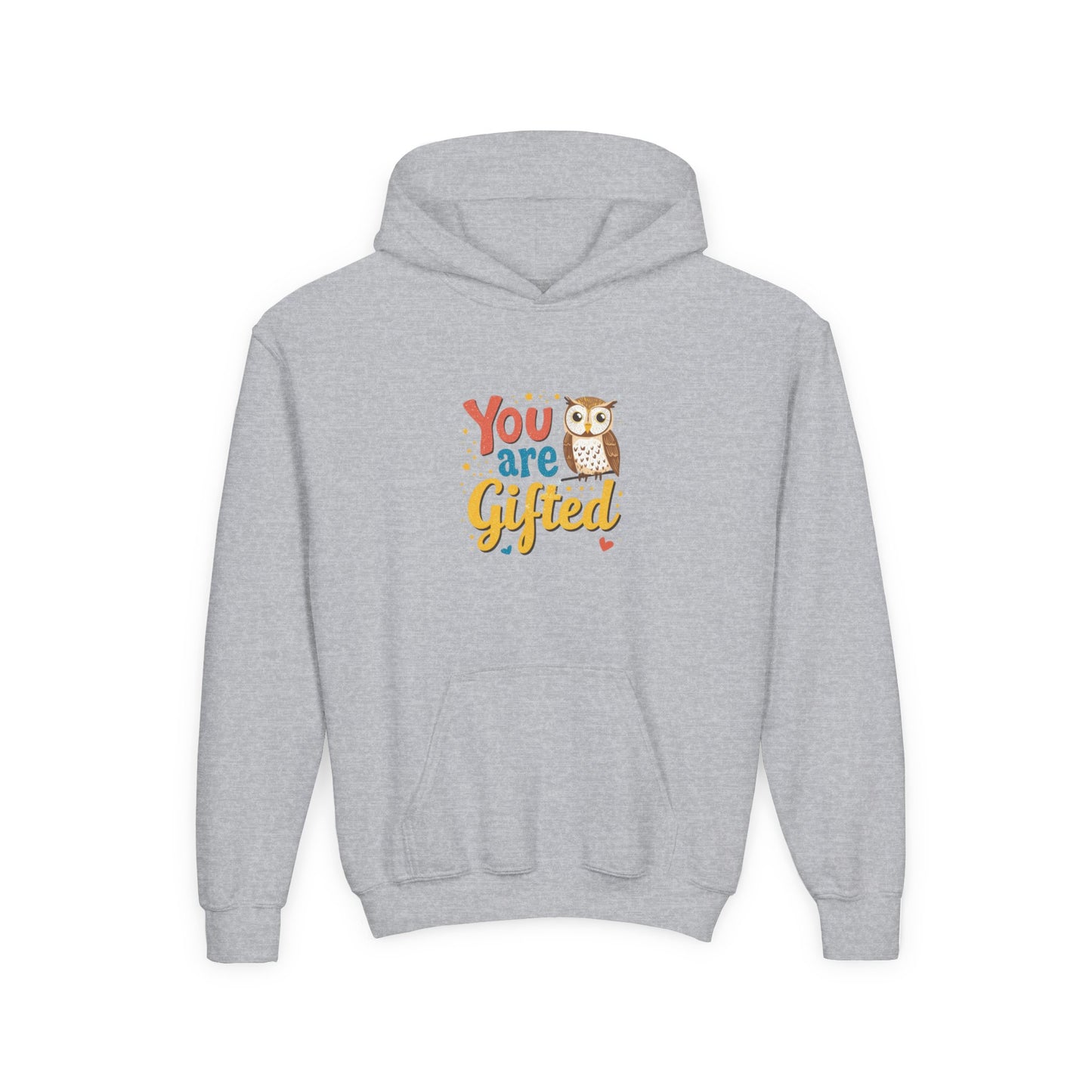 You Are Gifted Owl Youth Hoodie | Encouragement Kids Sweatshirt