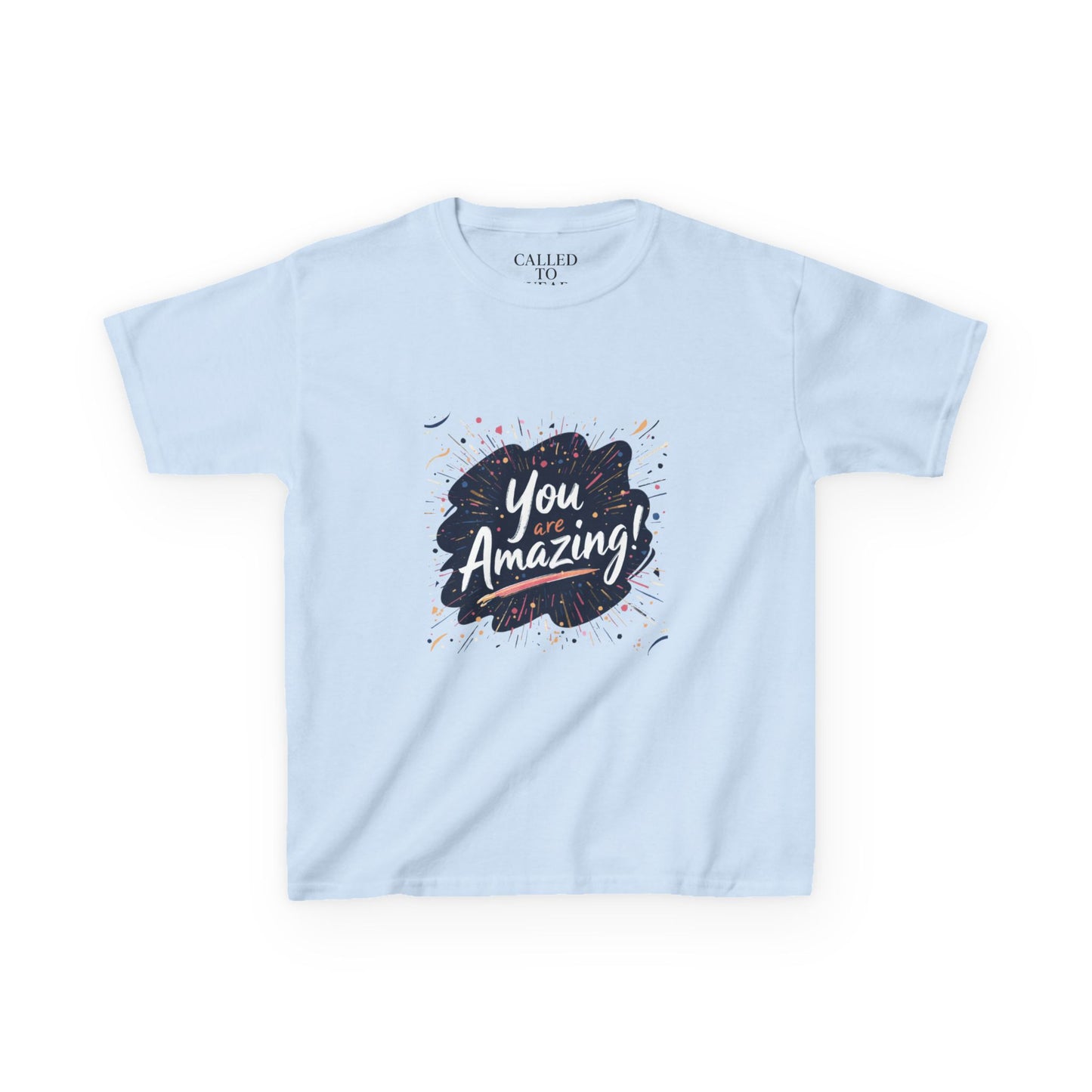 You Amazing! Brushstroke Kids Tee | Handwritten Encouragement Shirt