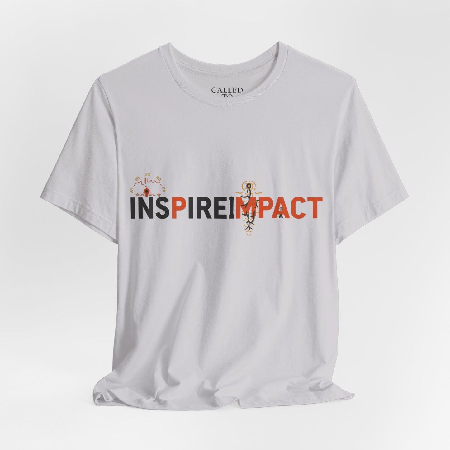 Inspire Impact graphic Tee | Inspirational typography t-shirt
