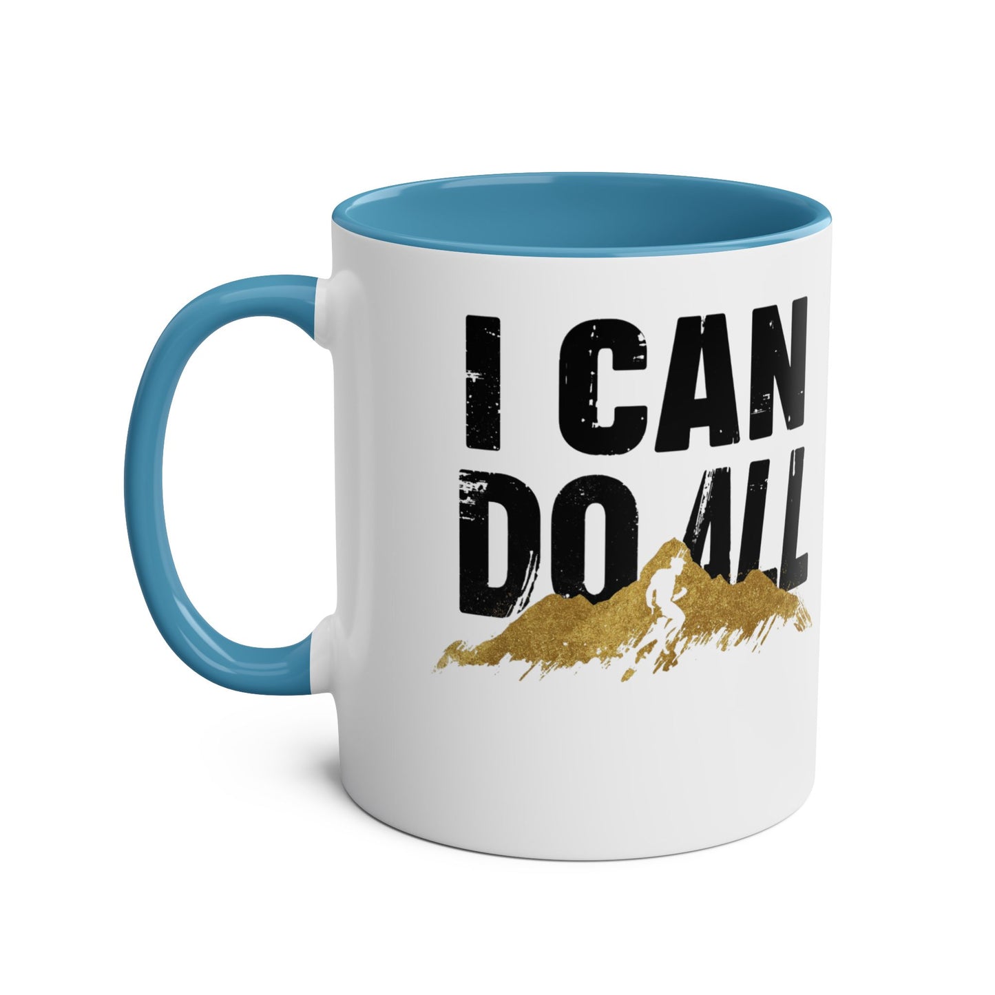 I Can Do All Mountains mug | Coffee Mug, Red Interior