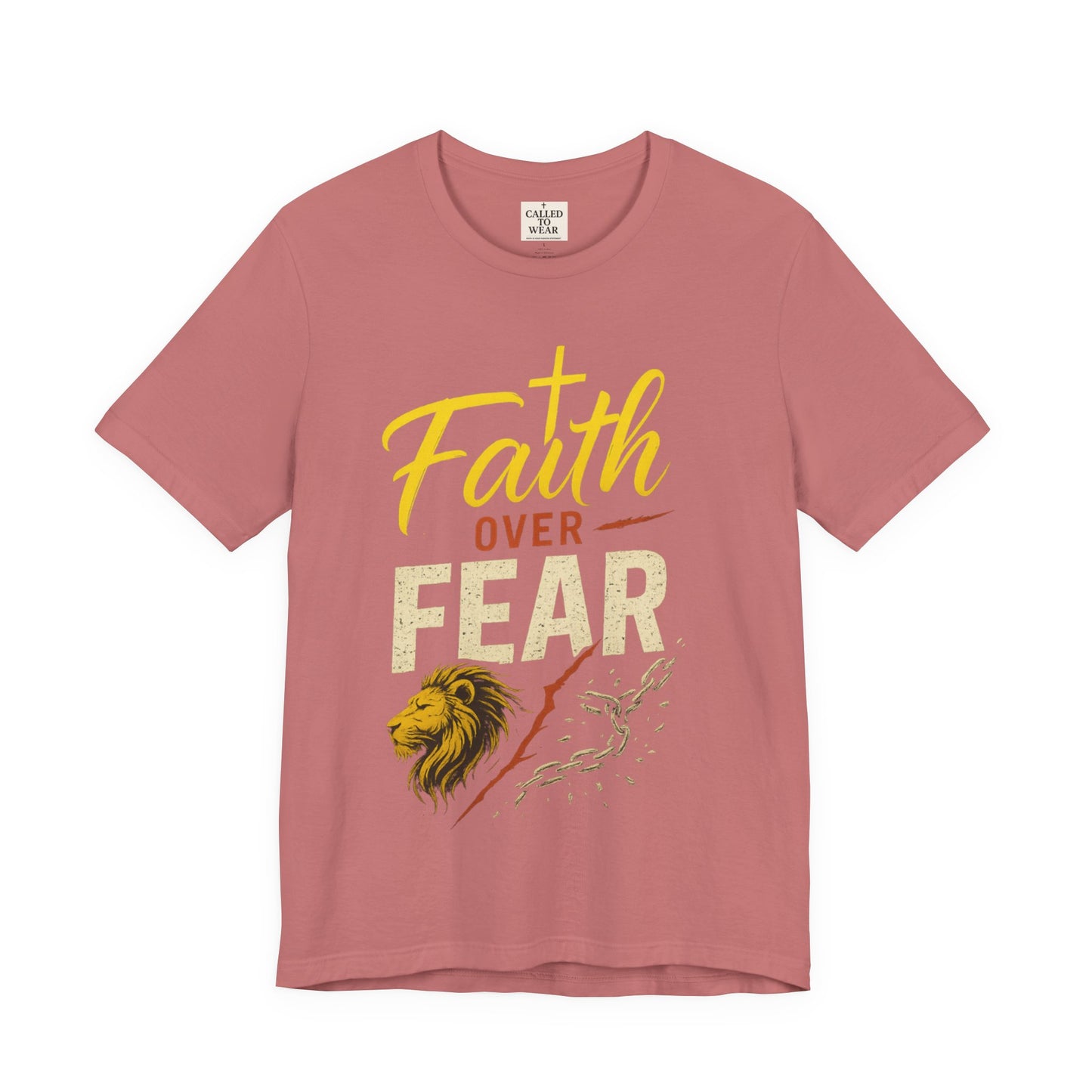 Faith Over Fear Unisex Tee - Inspirational Christian Apparel