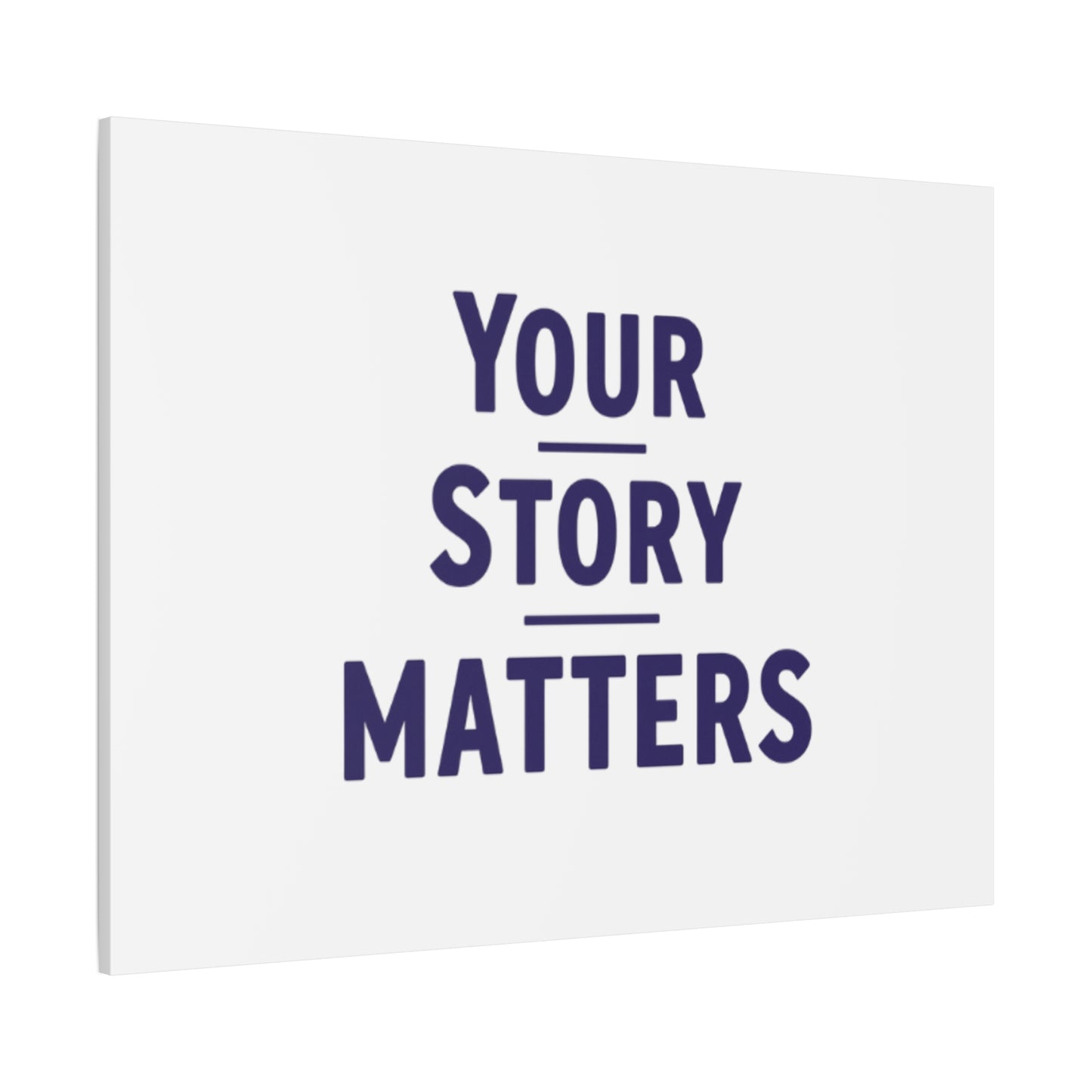 Your Story Matters Canvas