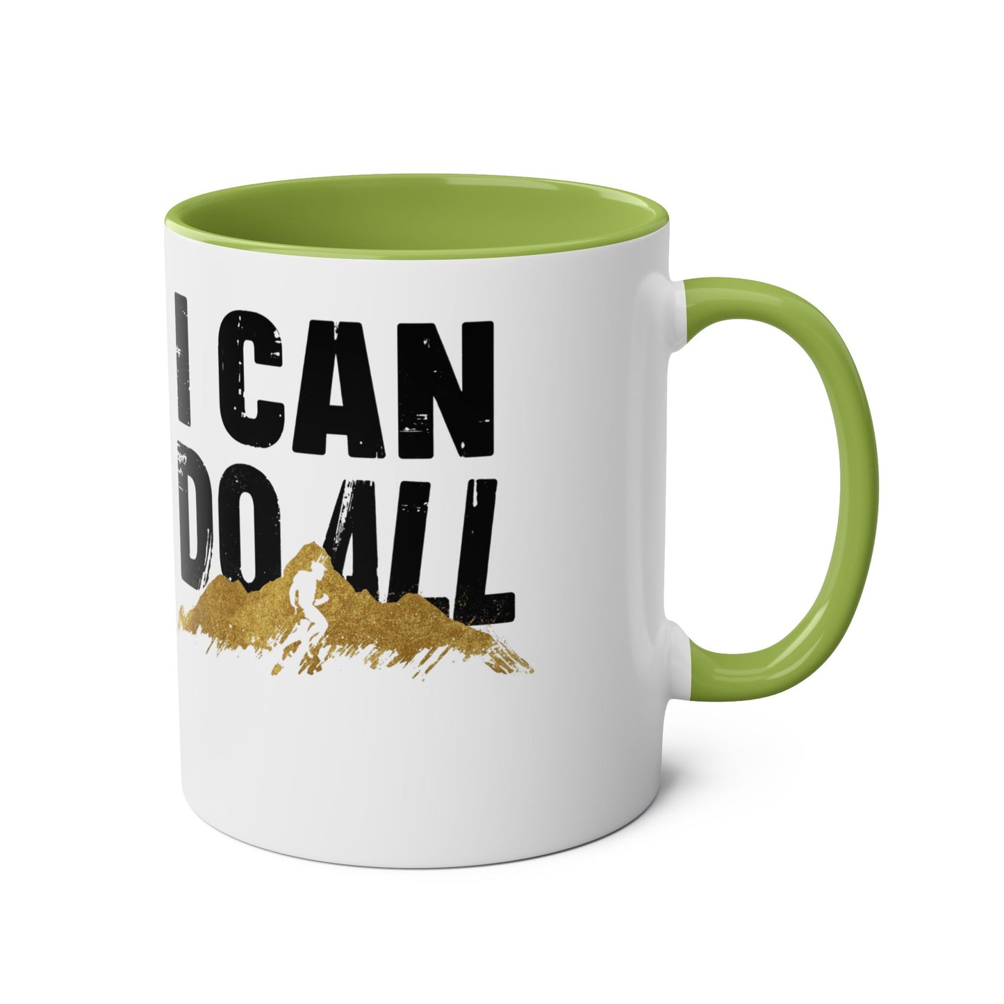 I Can Do All Mountains mug | Coffee Mug, Red Interior