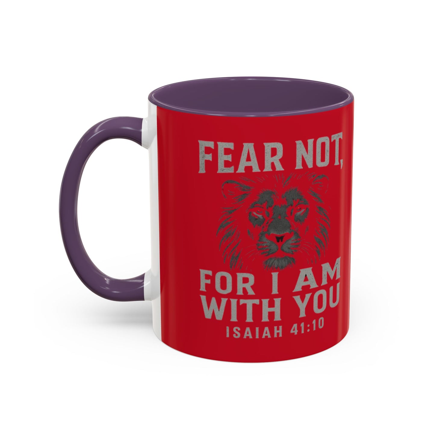 Faith-Inspired Accent Coffee Mug - Cheerful Ceramics for Daily Motivation, Gift for Friends, Home Decor, Encouragement