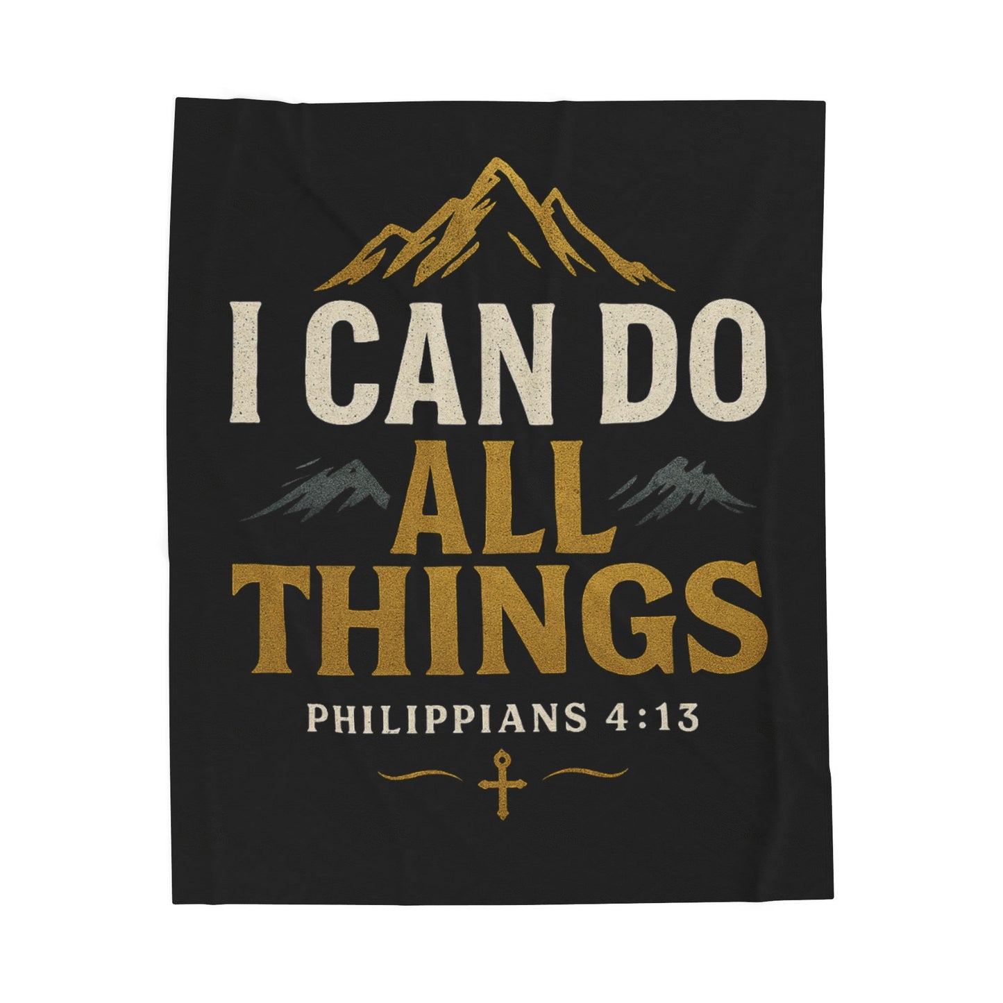 Inspirational Velveteen Plush Blanket with 'I Can Do All Things' Quote, Cozy Living Room Decor, Motivational Gift, Perfect for Home & [...]