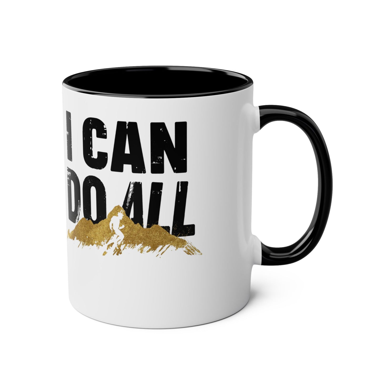 I Can Do All Mountains mug | Coffee Mug, Red Interior