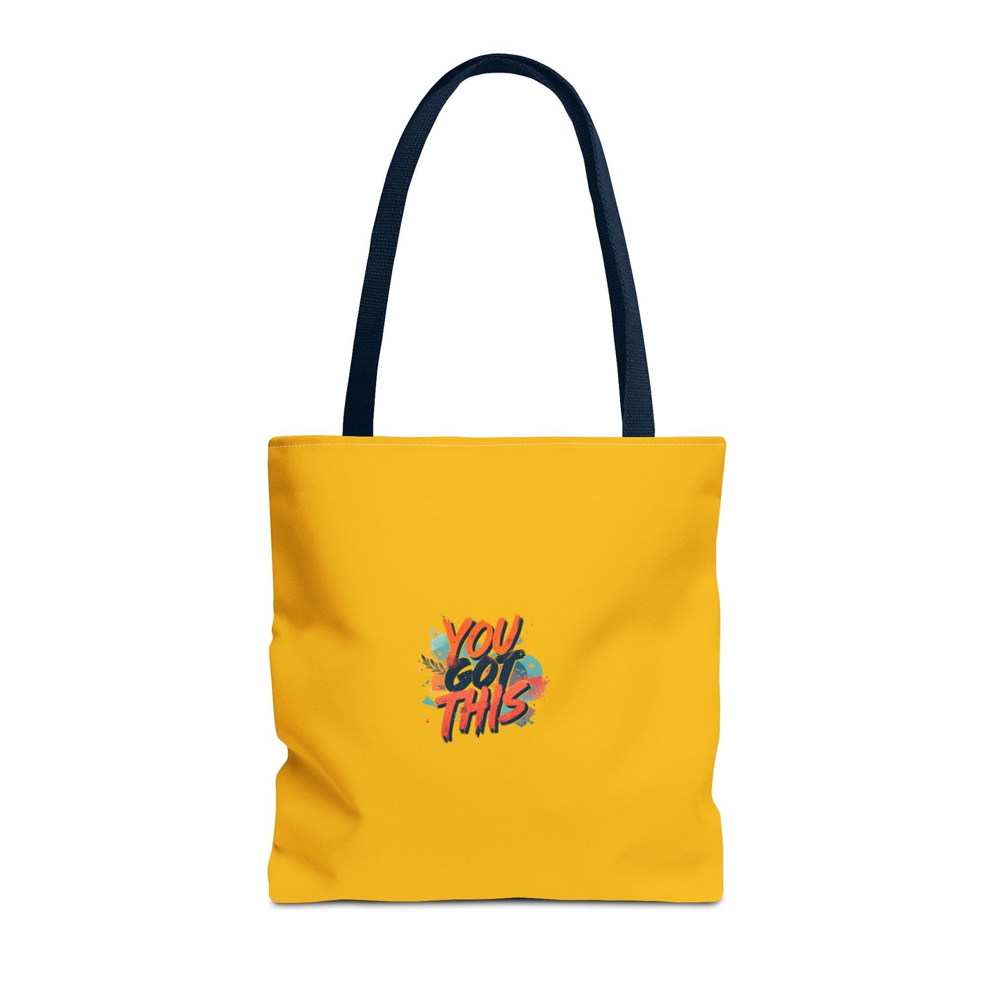 You Got This motivational graphic Tote Bag | positive quote, yellow background