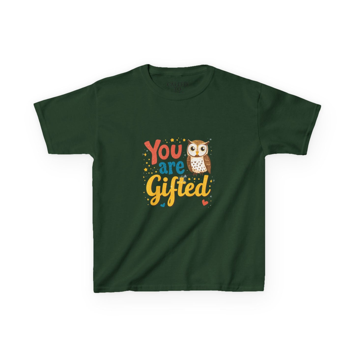 You Are Gifted Owl Kids Tee | Encouraging Children's Shirt