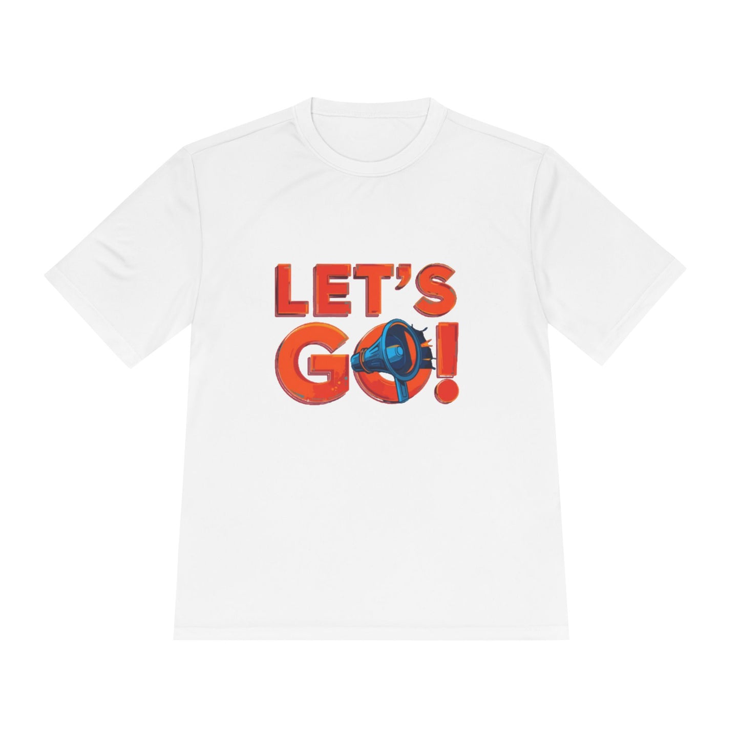 LET'S GO! Momentum Graphic Tee | Lightweight Polyester Athletic Shirt