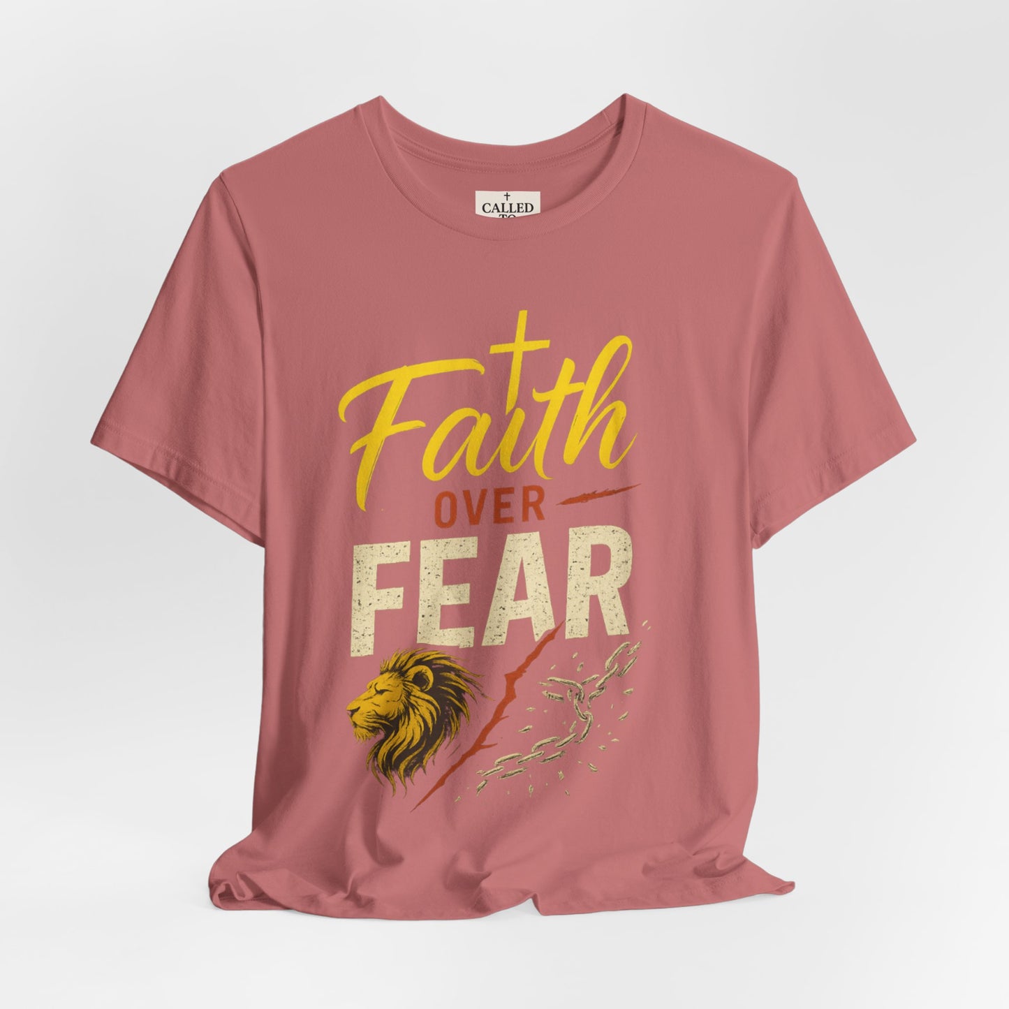 Faith Over Fear Unisex Tee - Inspirational Christian Apparel