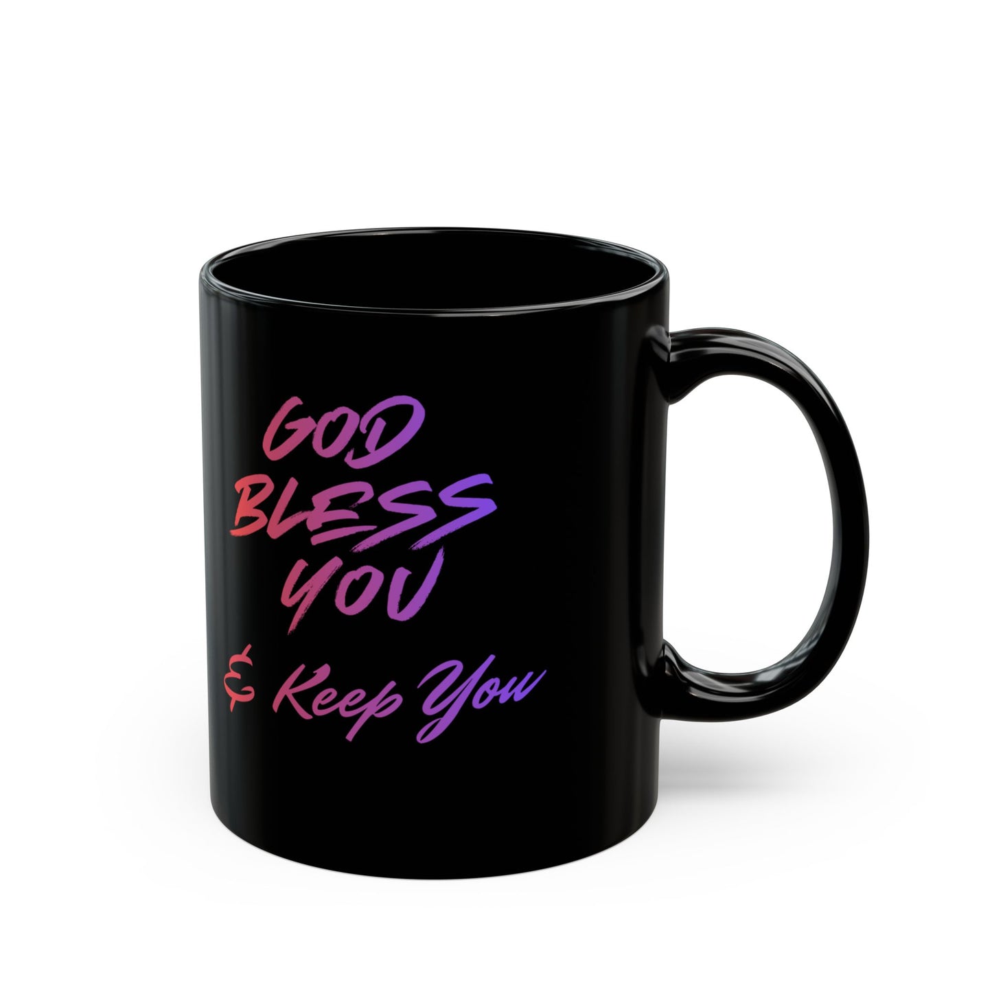 Someone Cares neon script Mug | Black Ceramic 11oz 15oz