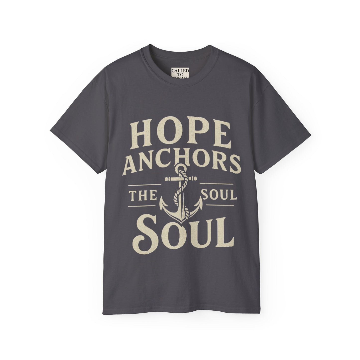 Hope Anchors the Soul Unisex Tee - Inspirational T-Shirt