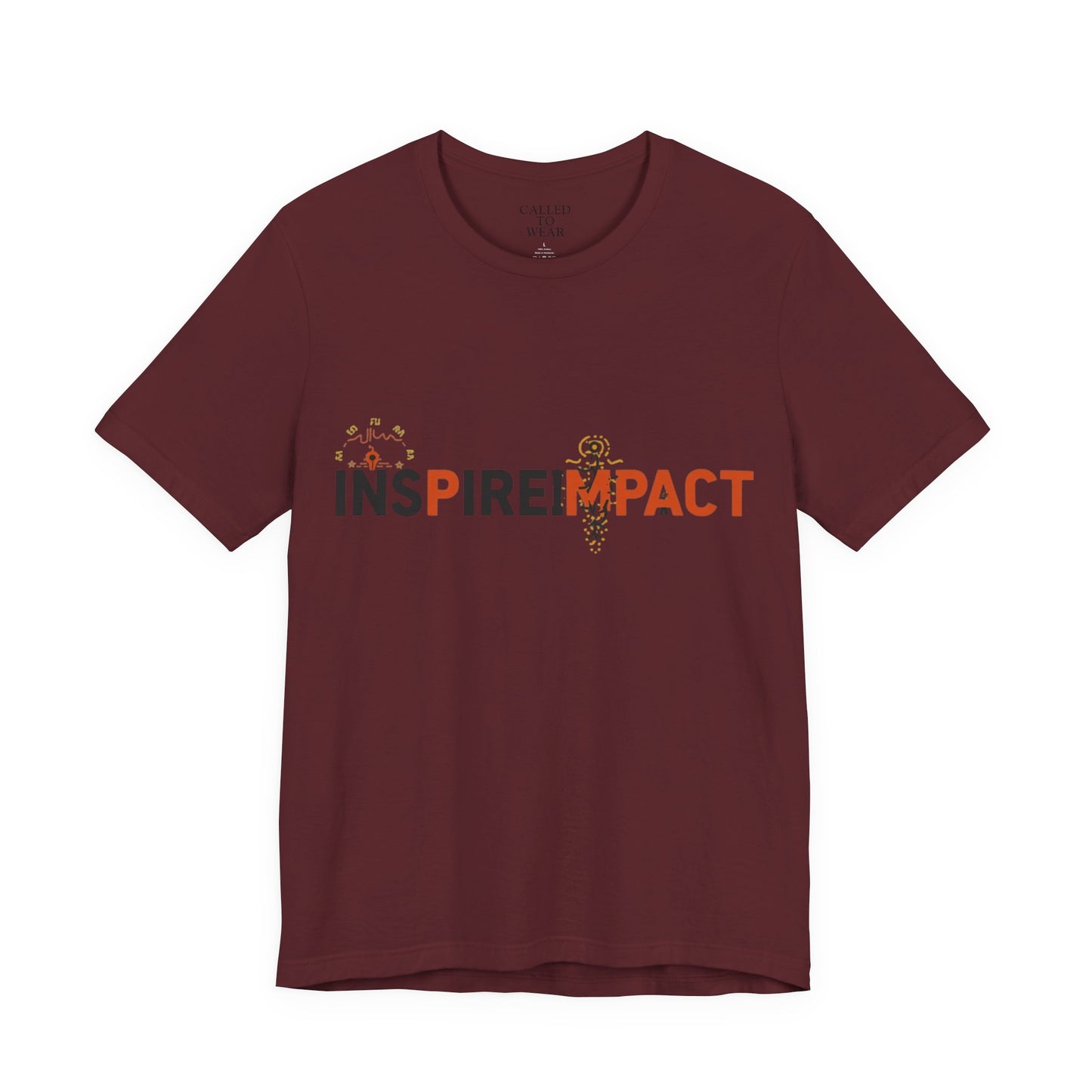 Inspire Impact graphic Tee | Inspirational typography t-shirt