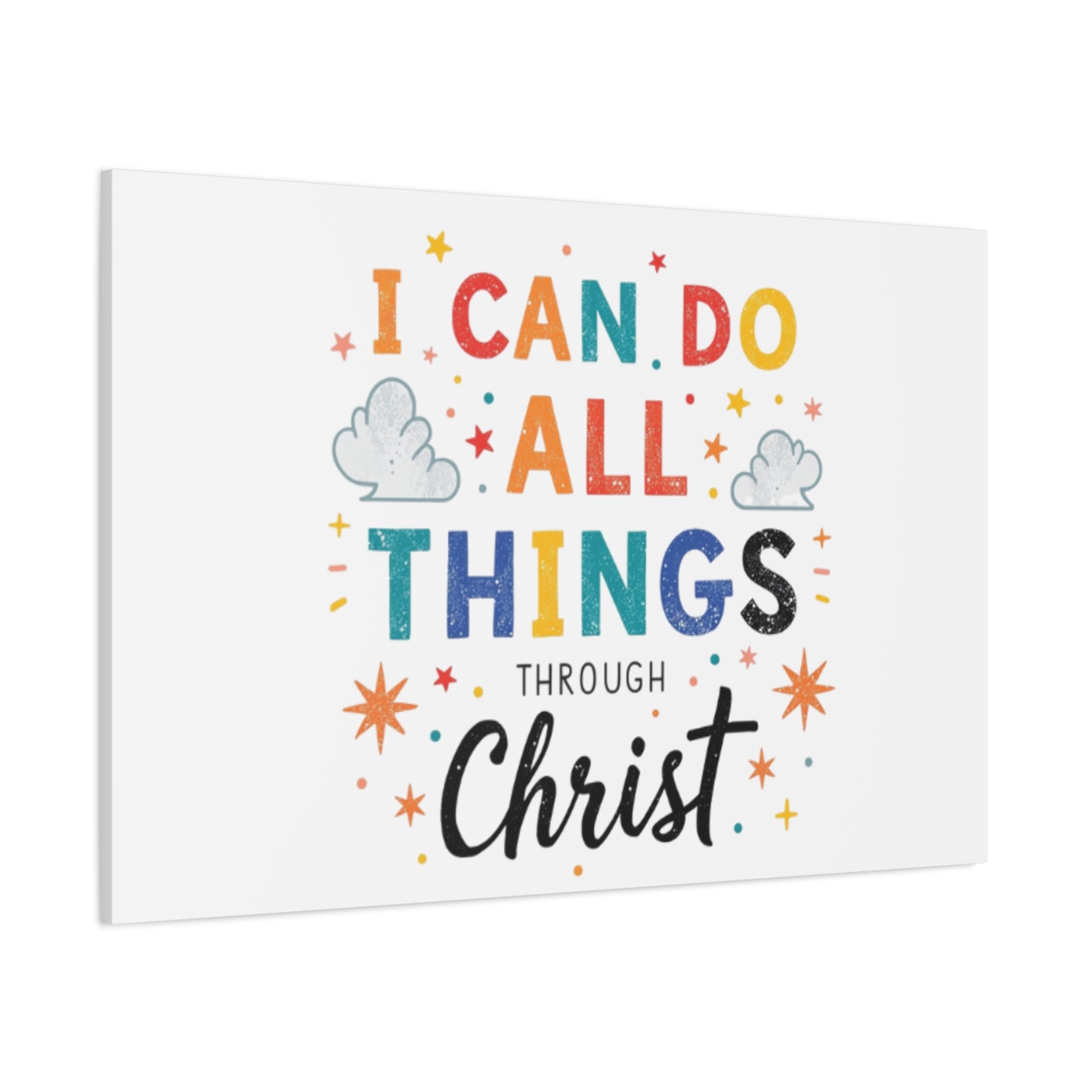 I Can Do All Things Through Christ Matte Canvas