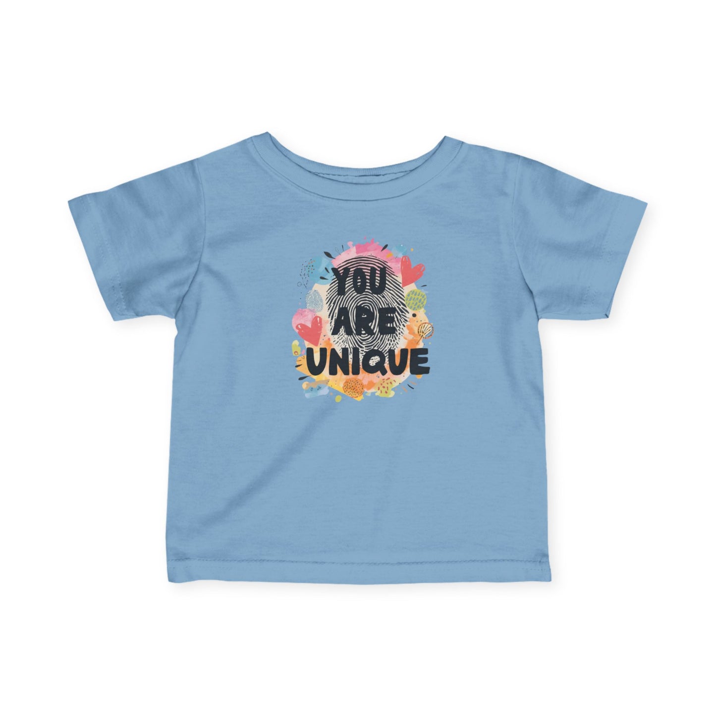 Watercolor Playful Lettering Infant Tee | Soft Breathable Baby Shirt
