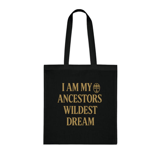 Ancestors' Dream Cotton Tote | Eco-Friendly Inspirational Bag