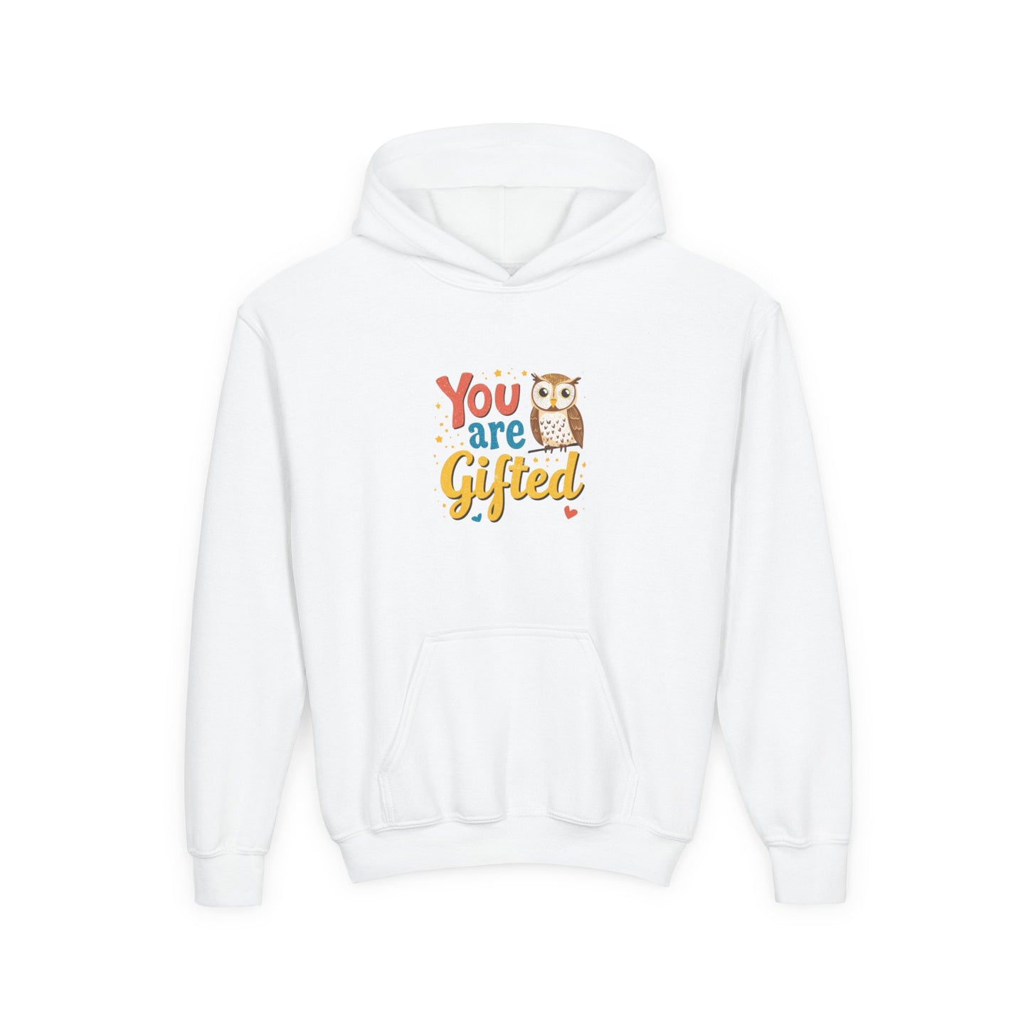 You Are Gifted Owl Youth Hoodie | Encouragement Kids Sweatshirt