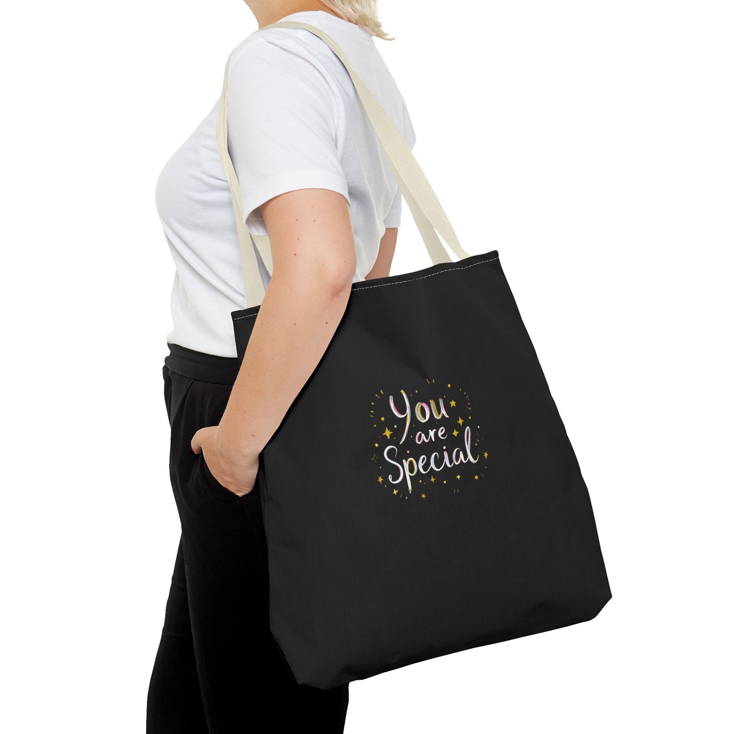 You Are Special Tote Bag | Inspirational Typography, Dotted Accent