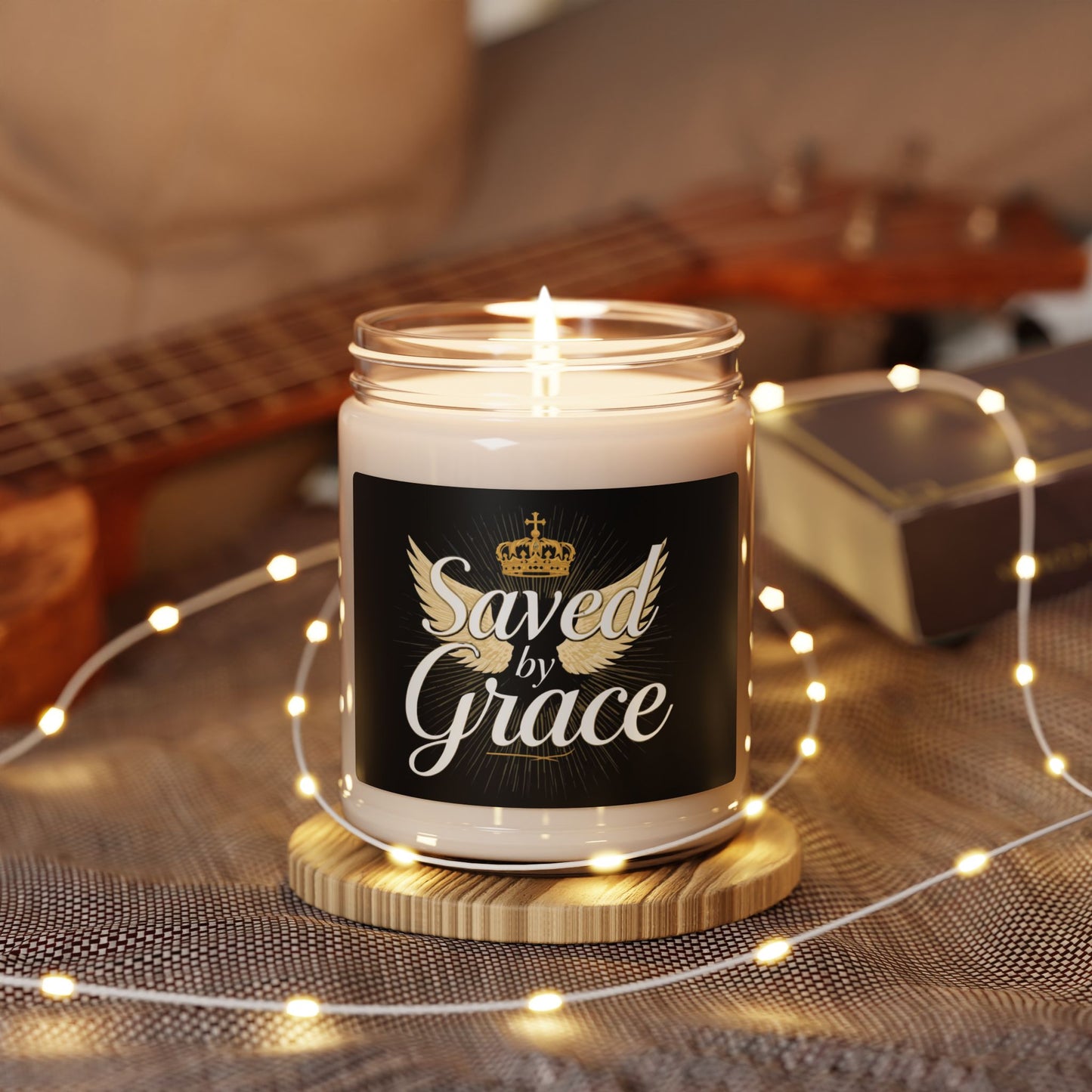Saved by Grace Candle | Scented Soy Candle, 9oz