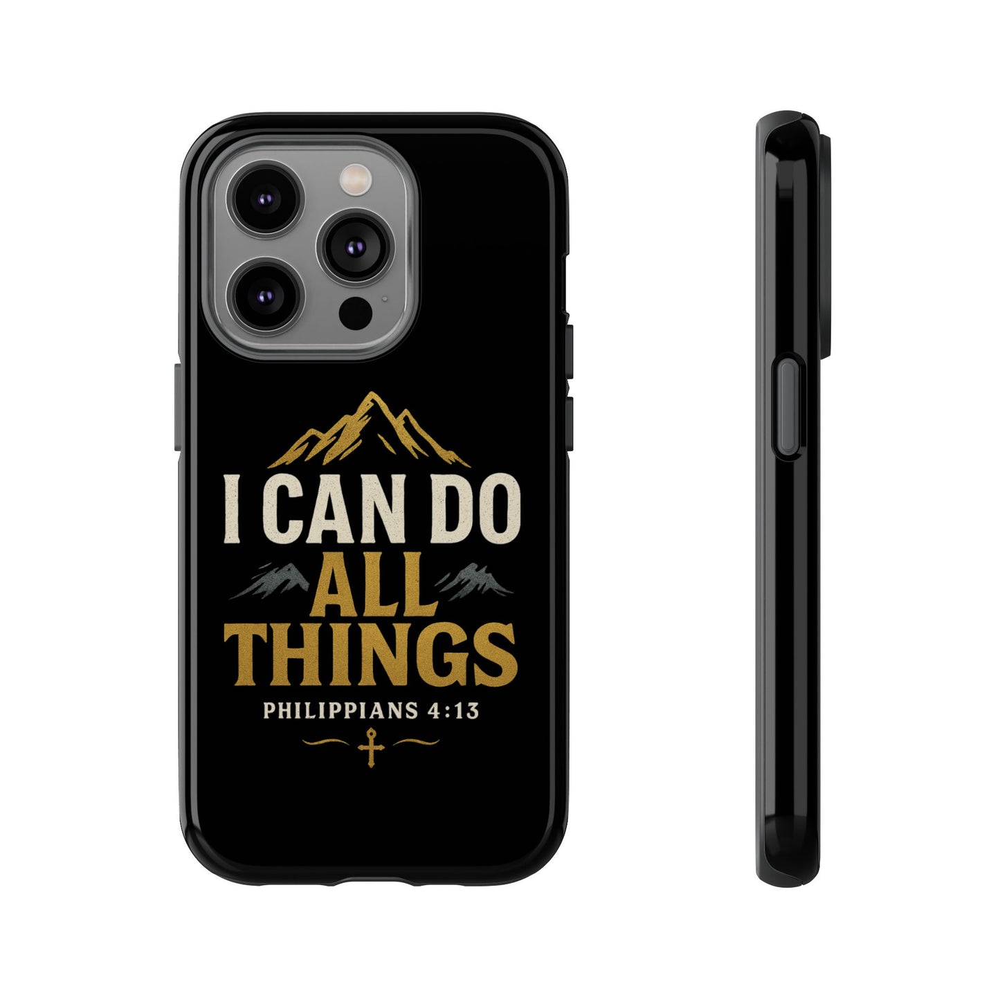 I Can Do All Things Phone Case, Inspirational Phone Cover, Christian Gift, Motivational Tech Accessory, Bible Verse Case, Tough Cases
