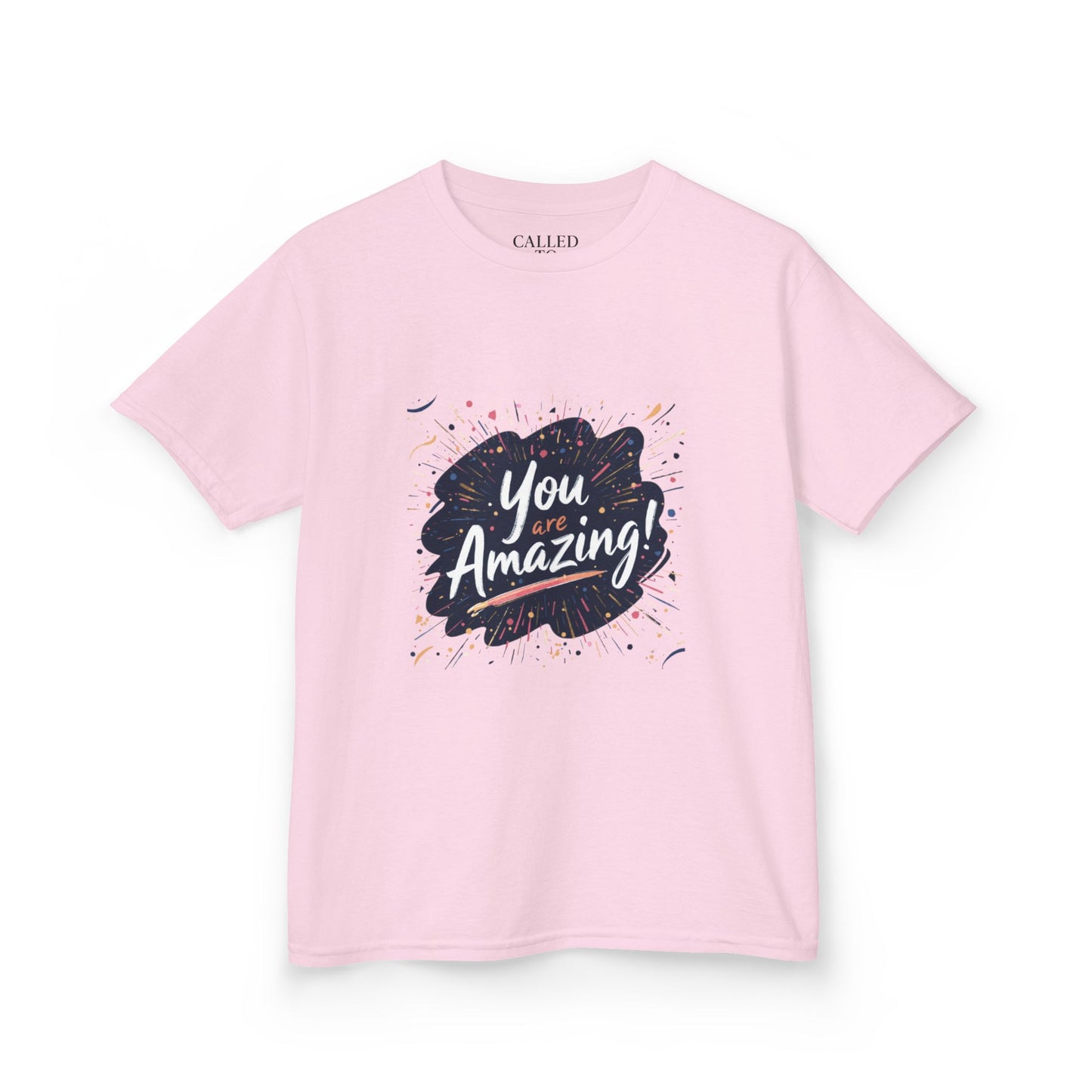 You Amazing! Brushstroke Kids Tee | Handwritten Encouragement Shirt