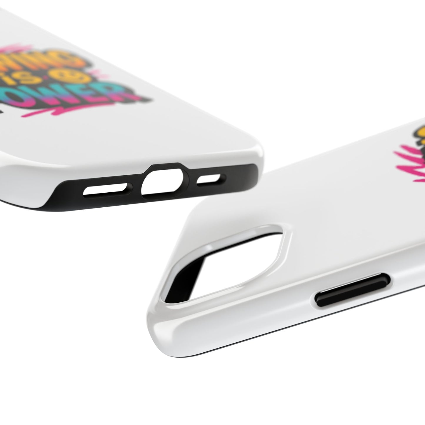 Empowering Tough Phone Case - 'Growing is Power' - Motivational Gifts, Unique Phone Accessories, Phone Protector, Gift for Teens