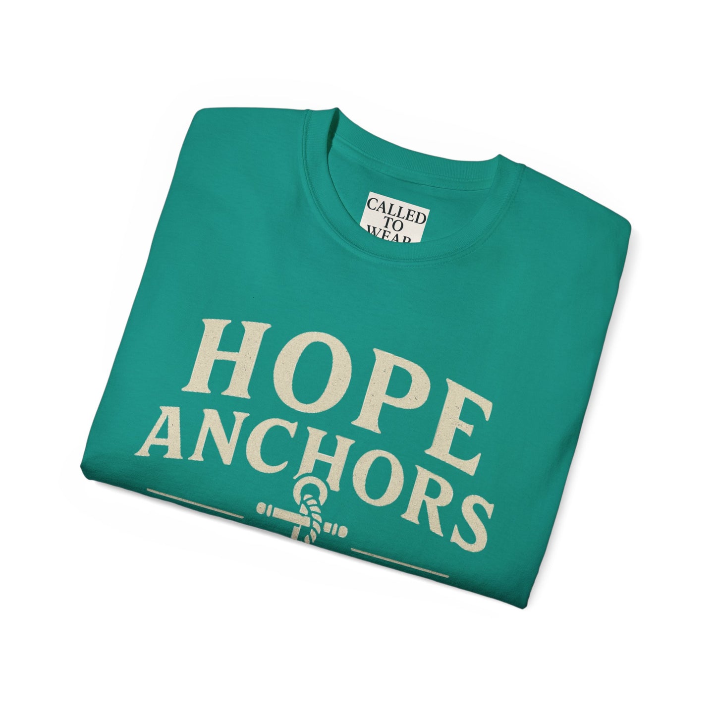 Hope Anchors the Soul Unisex Tee - Inspirational T-Shirt