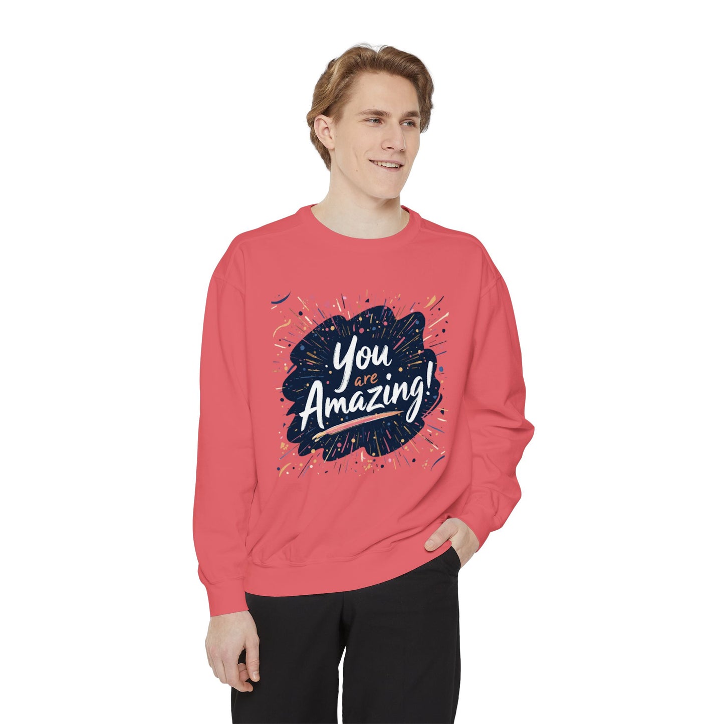 You Are Amazing sweatshirt | Inspirational Typography Crewneck