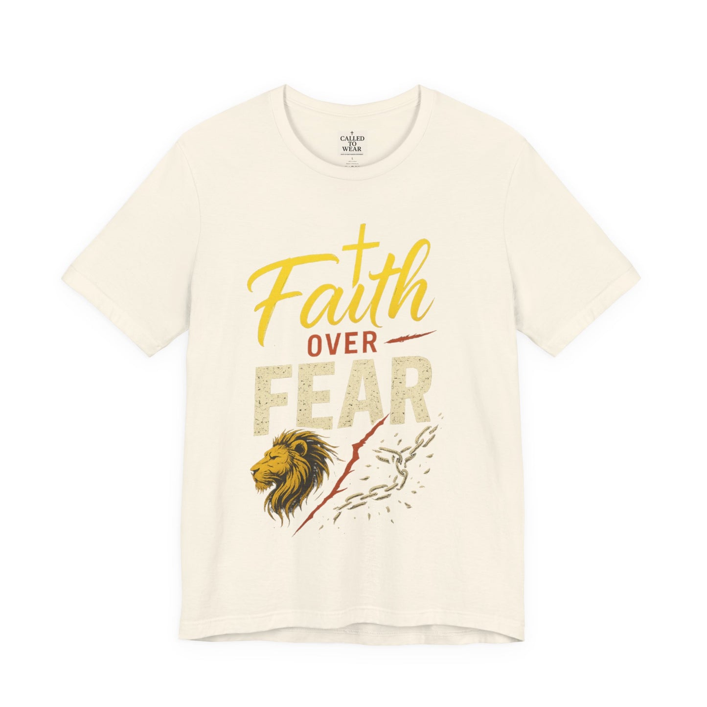 Faith Over Fear Unisex Tee - Inspirational Christian Apparel