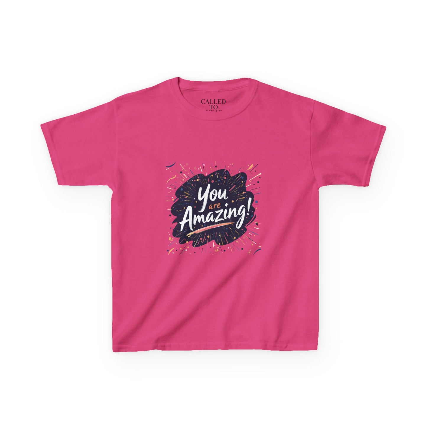 You Amazing! Brushstroke Kids Tee | Handwritten Encouragement Shirt