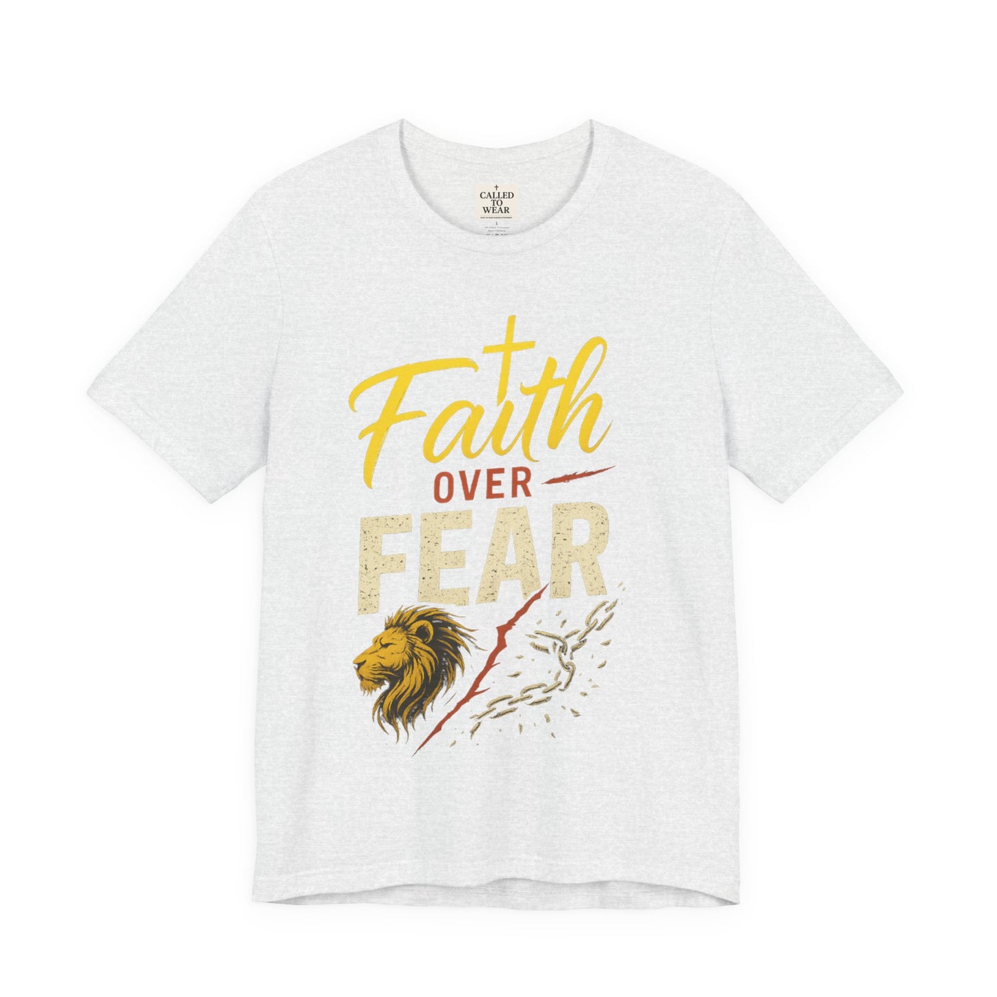 Faith Over Fear Unisex Tee - Inspirational Christian Apparel