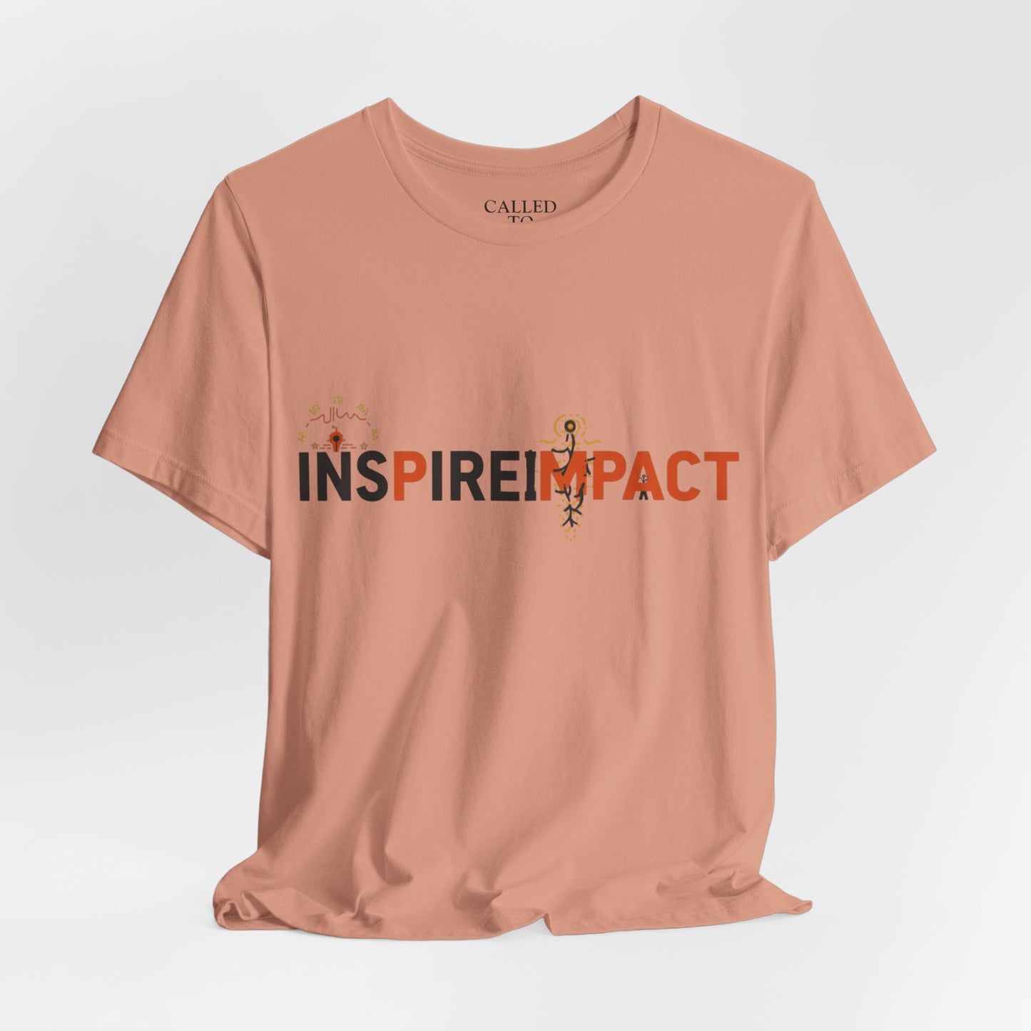 Inspire Impact graphic Tee | Inspirational typography t-shirt