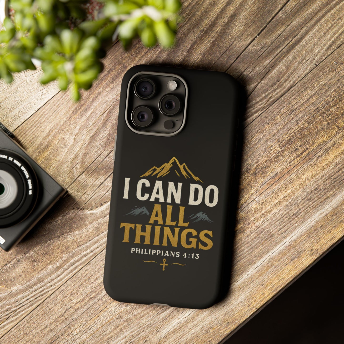 I Can Do All Things Phone Case, Inspirational Phone Cover, Christian Gift, Motivational Tech Accessory, Bible Verse Case, Tough Cases